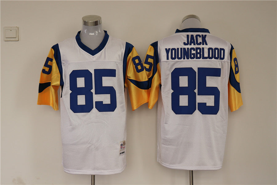 Men's San Louis Rams Jack Youngblood Mitchell & Ness White Legacy Replica Jerseys