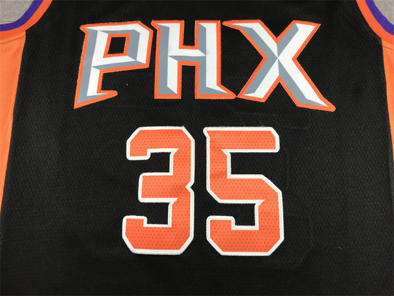 Men's Phoenix Suns Kevin Durant #35 Black 2022/23 Player Jerseys