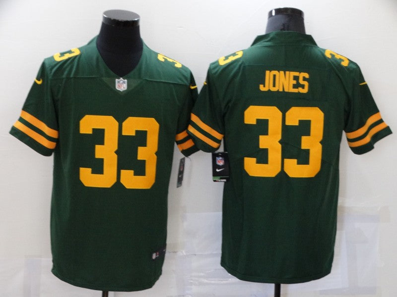 Men's Green Bay Packers Aaron Jones #33 Green Alternate Legend Player Jerseys