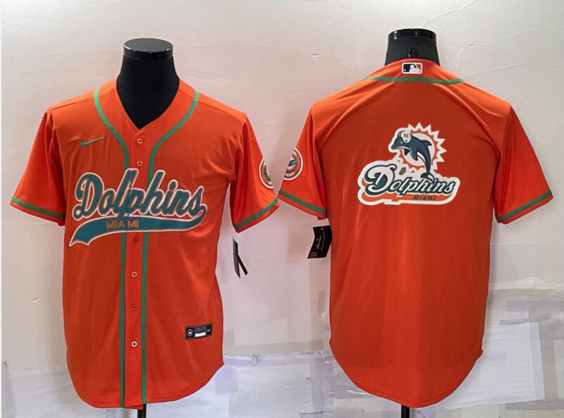 Men's Miami Dolphins Orange Game Jerseys