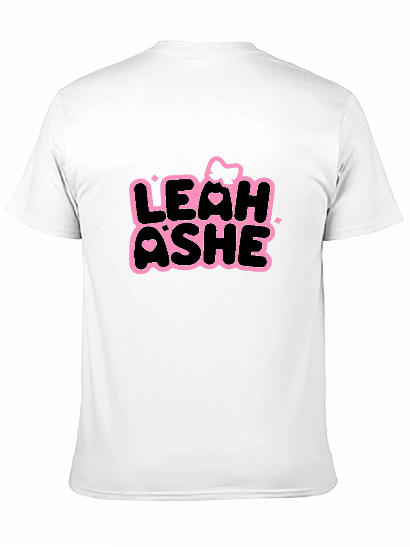 Leah Ashe Black T-Shirt - Graphic Print