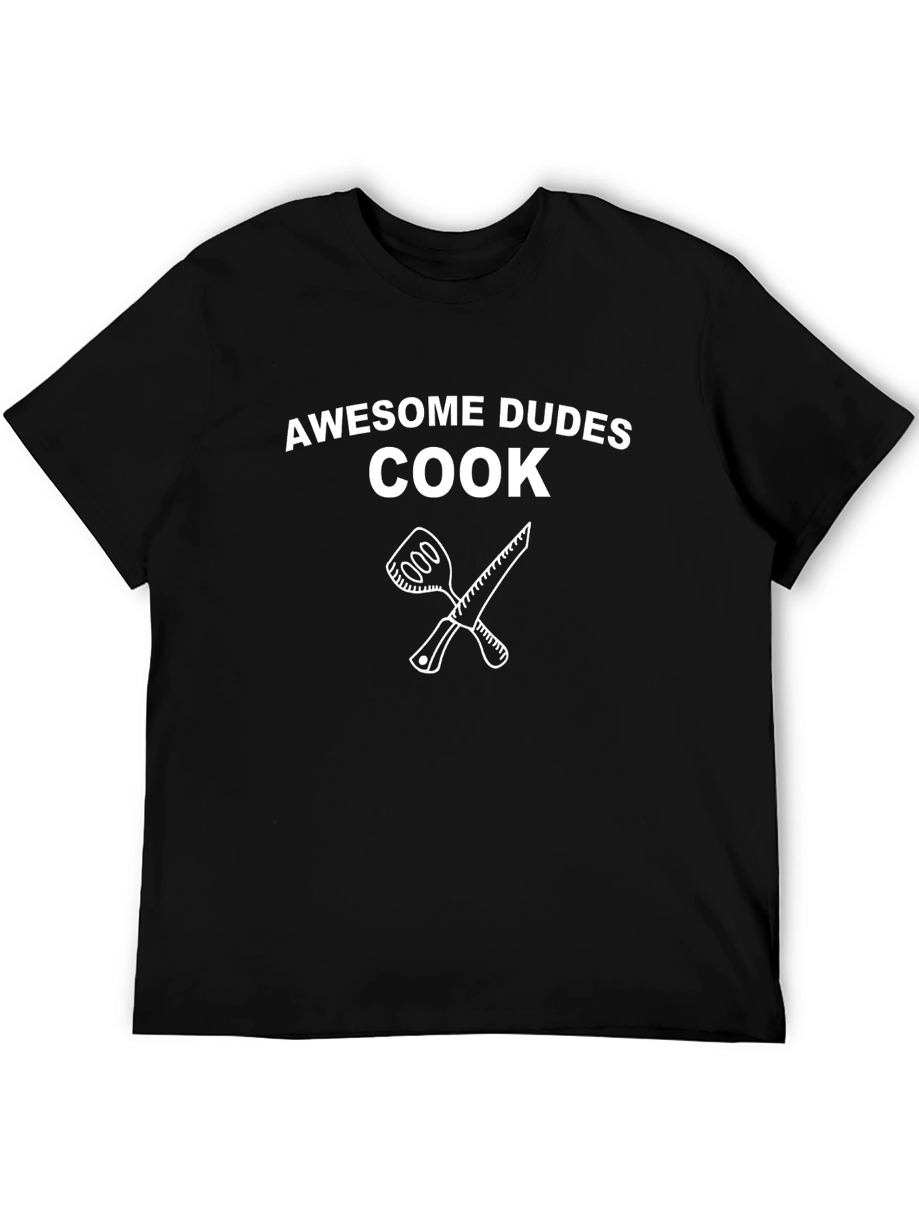Awesome Dudes Cook Graphic Tee - Chef Life