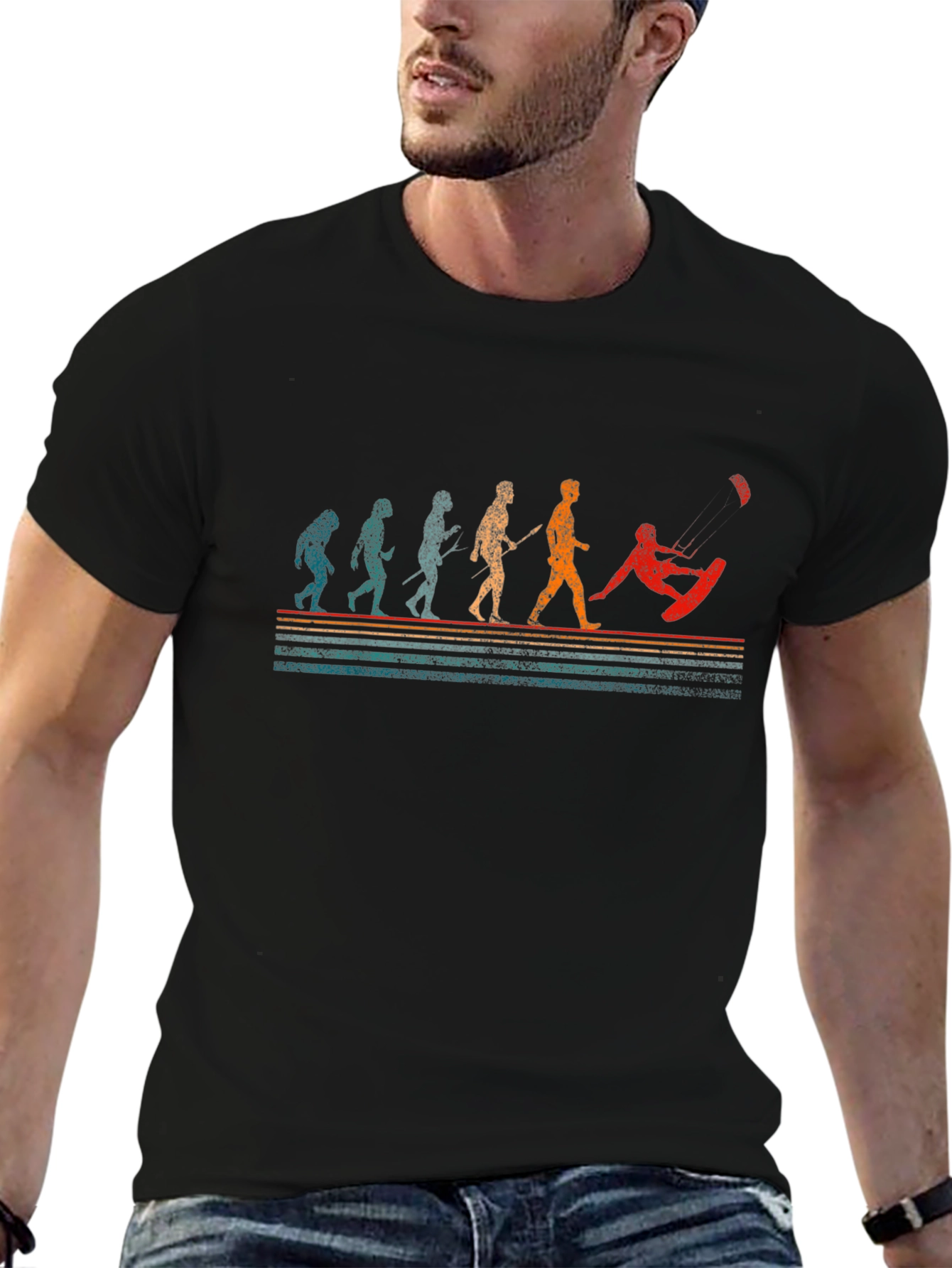 Evolution of Kitesurfing Graphic Tee