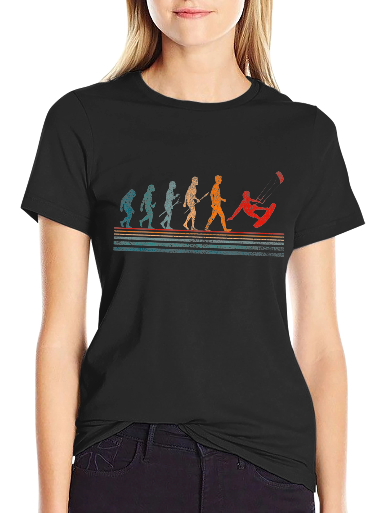 Evolution of Kitesurfing Graphic Tee