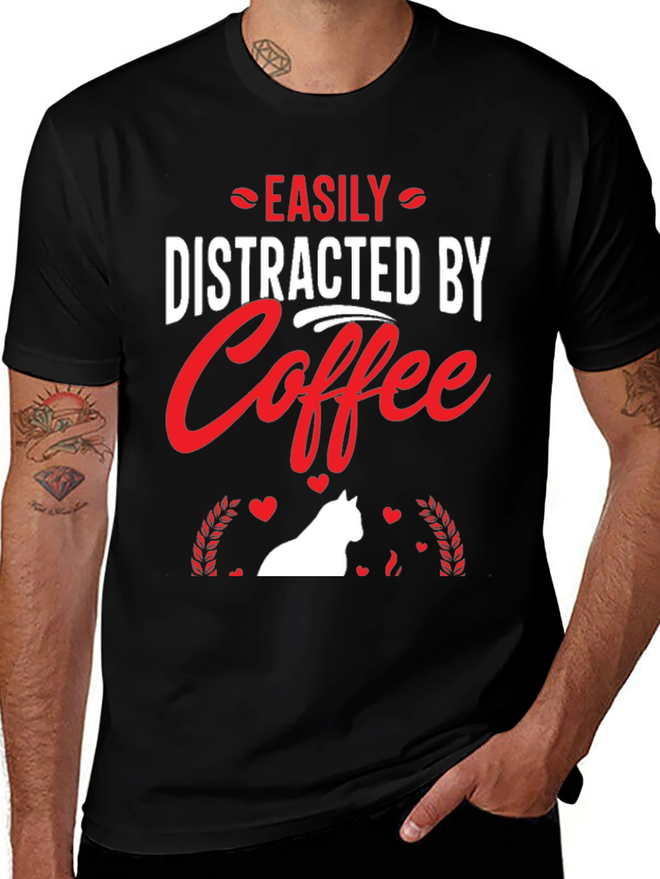 Easily Distracted By Coffee T-Shirt