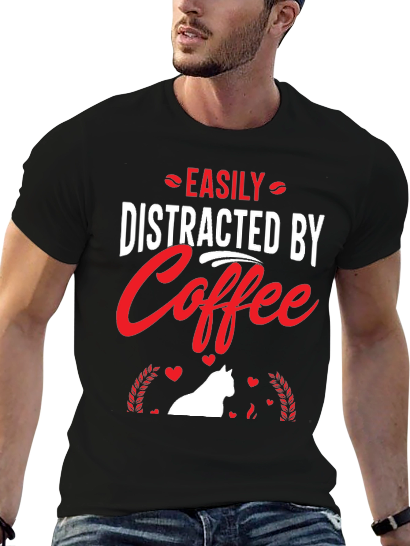Easily Distracted By Coffee T-Shirt