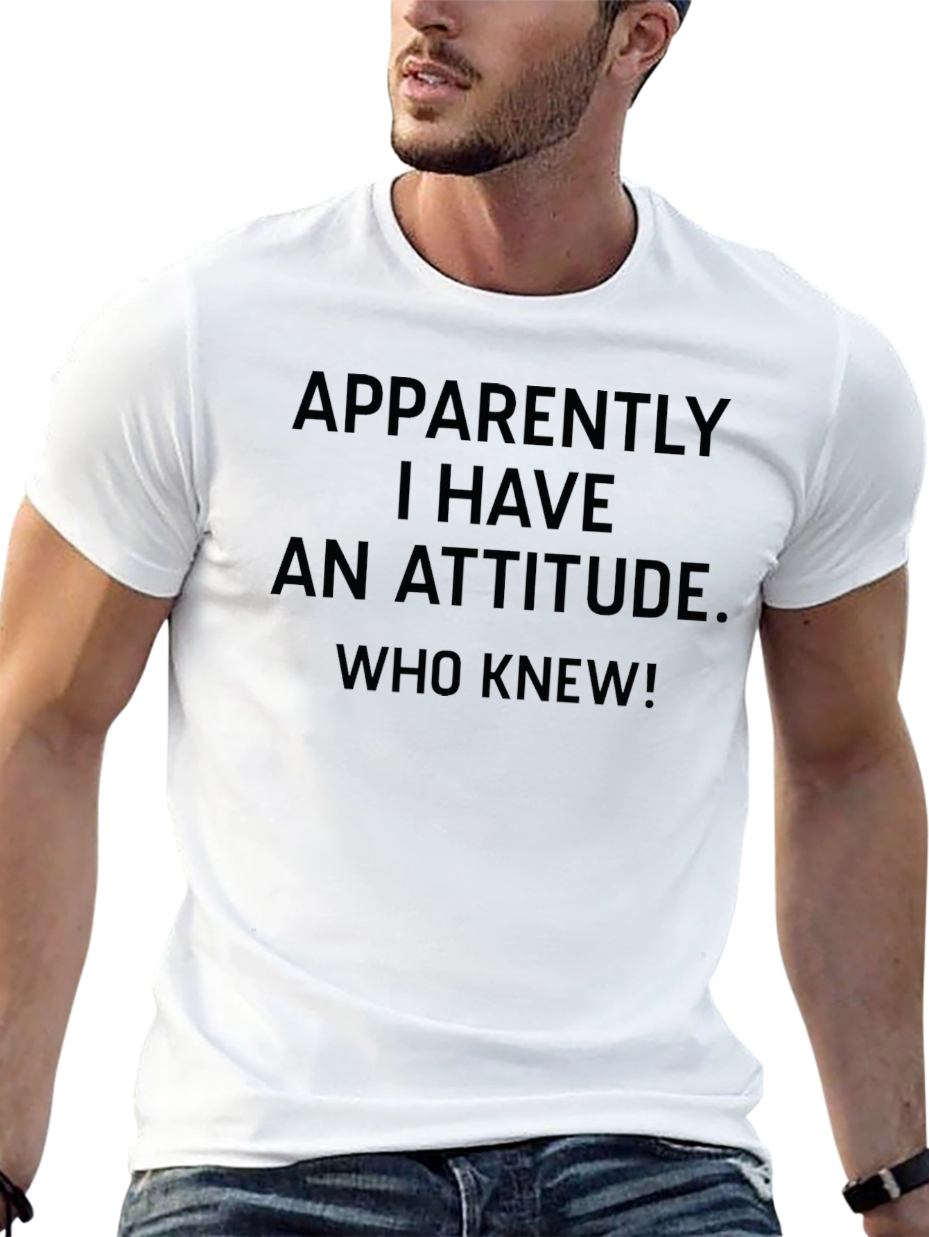 Funny Attitude T-Shirt - Apparently I Have An Attitude