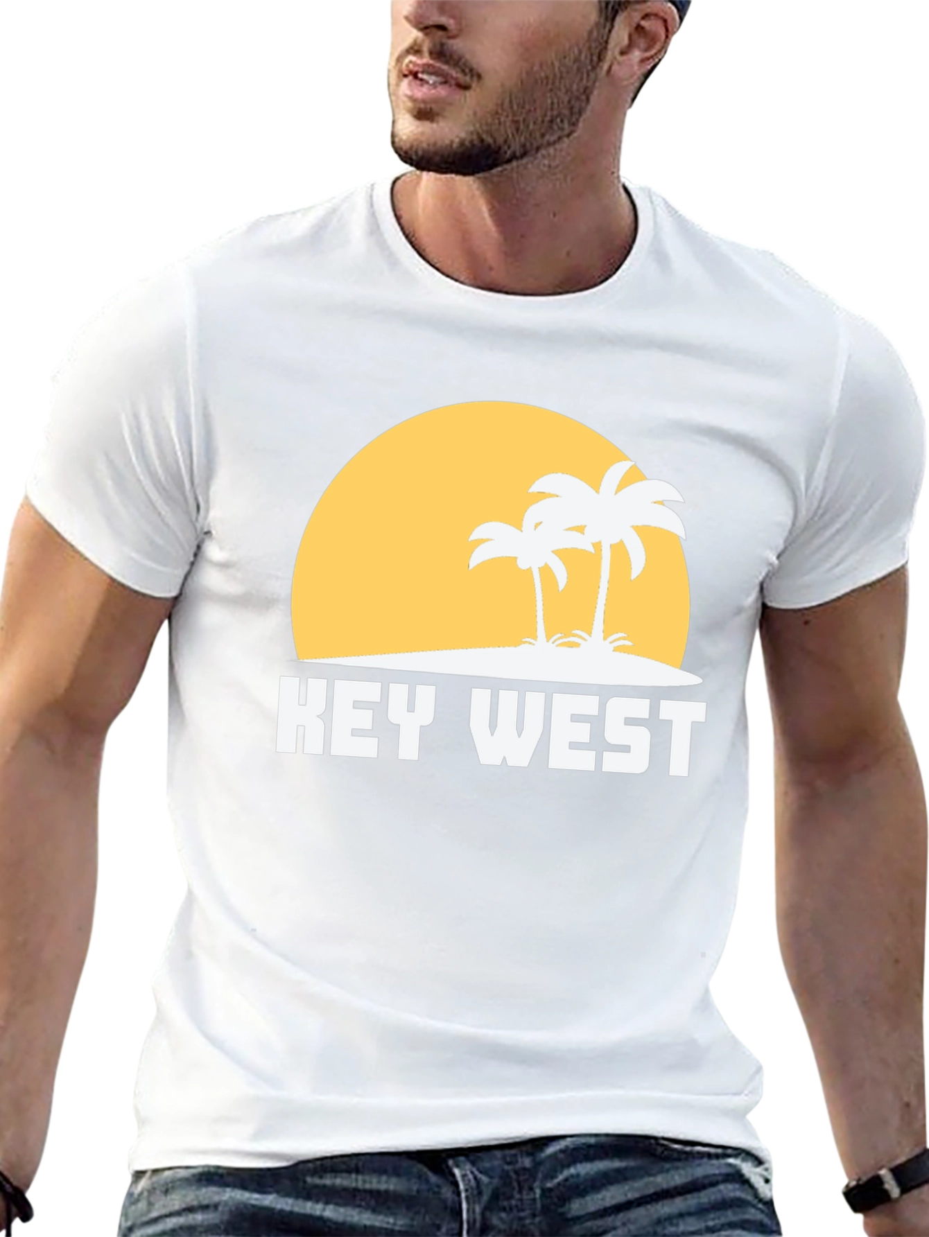 Key West Graphic Tee - Island Vibe Cotton T-Shirt