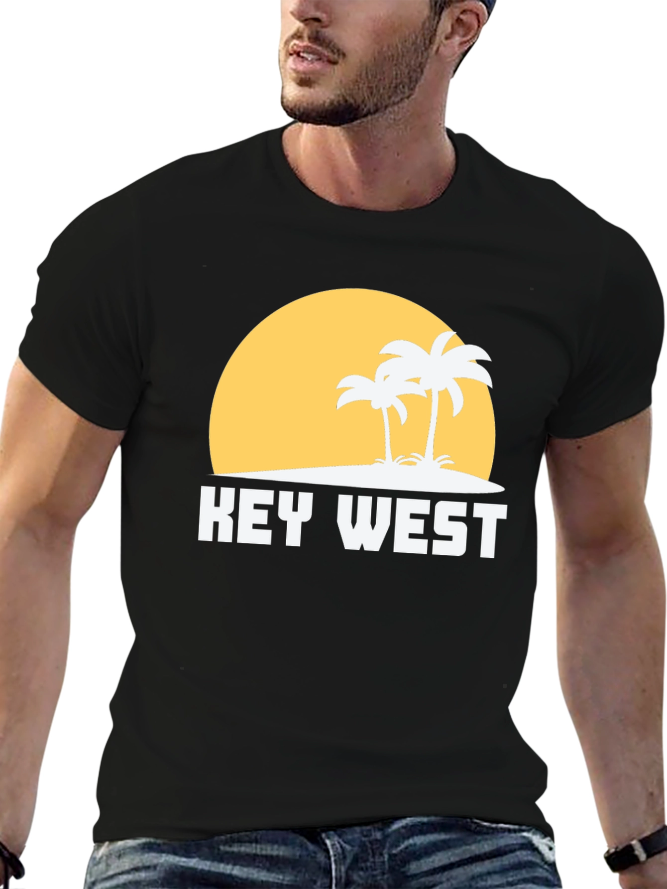 Key West Graphic Tee - Island Vibe Cotton T-Shirt
