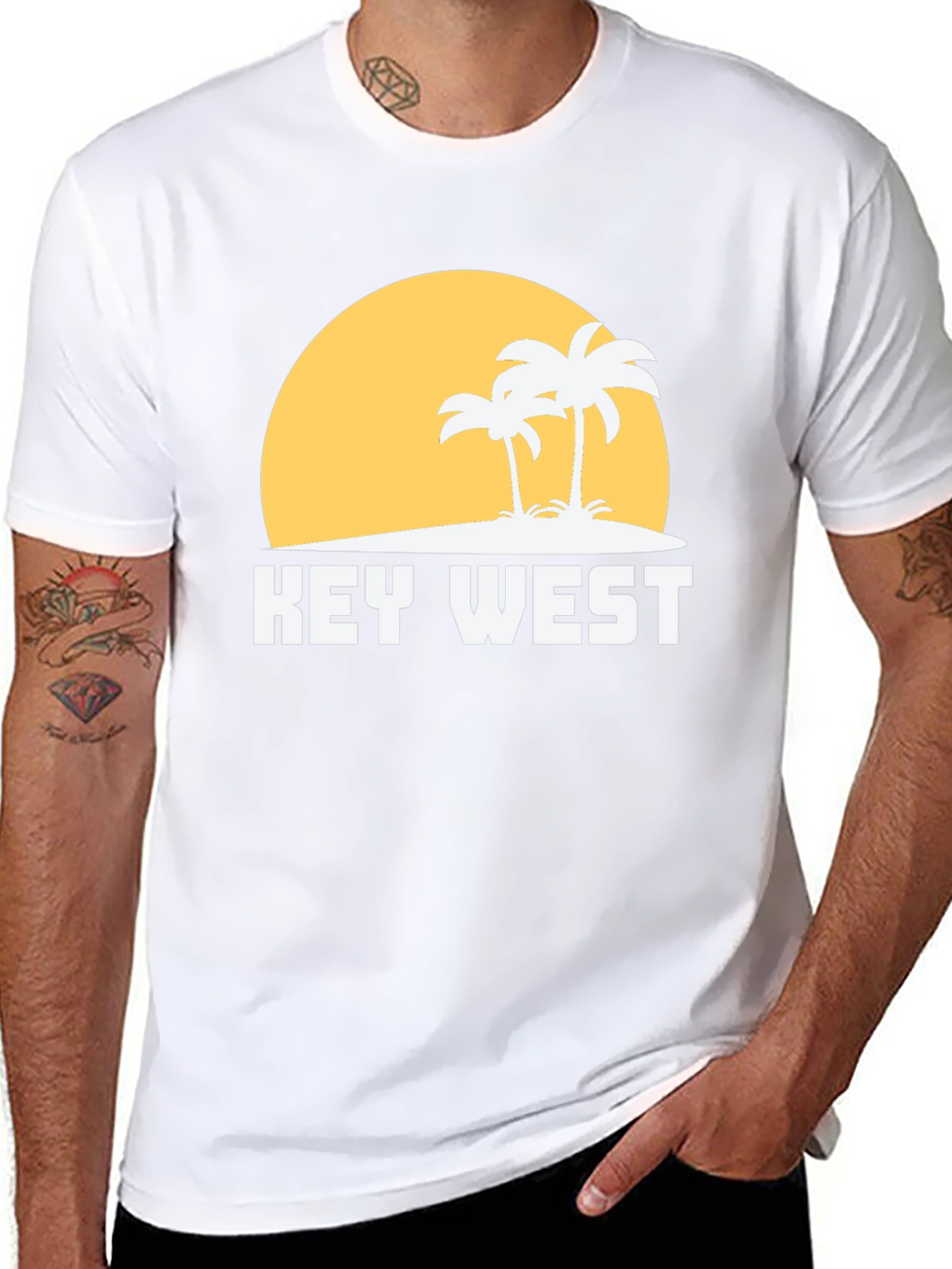 Key West Graphic Tee - Island Vibe Cotton T-Shirt