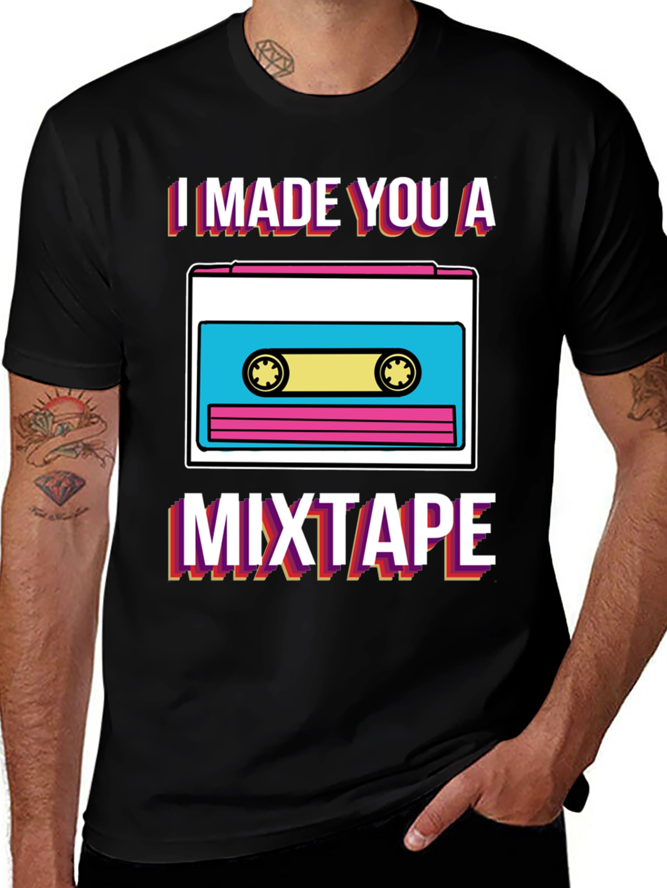 I Made You A Mixtape Graphic T-Shirt