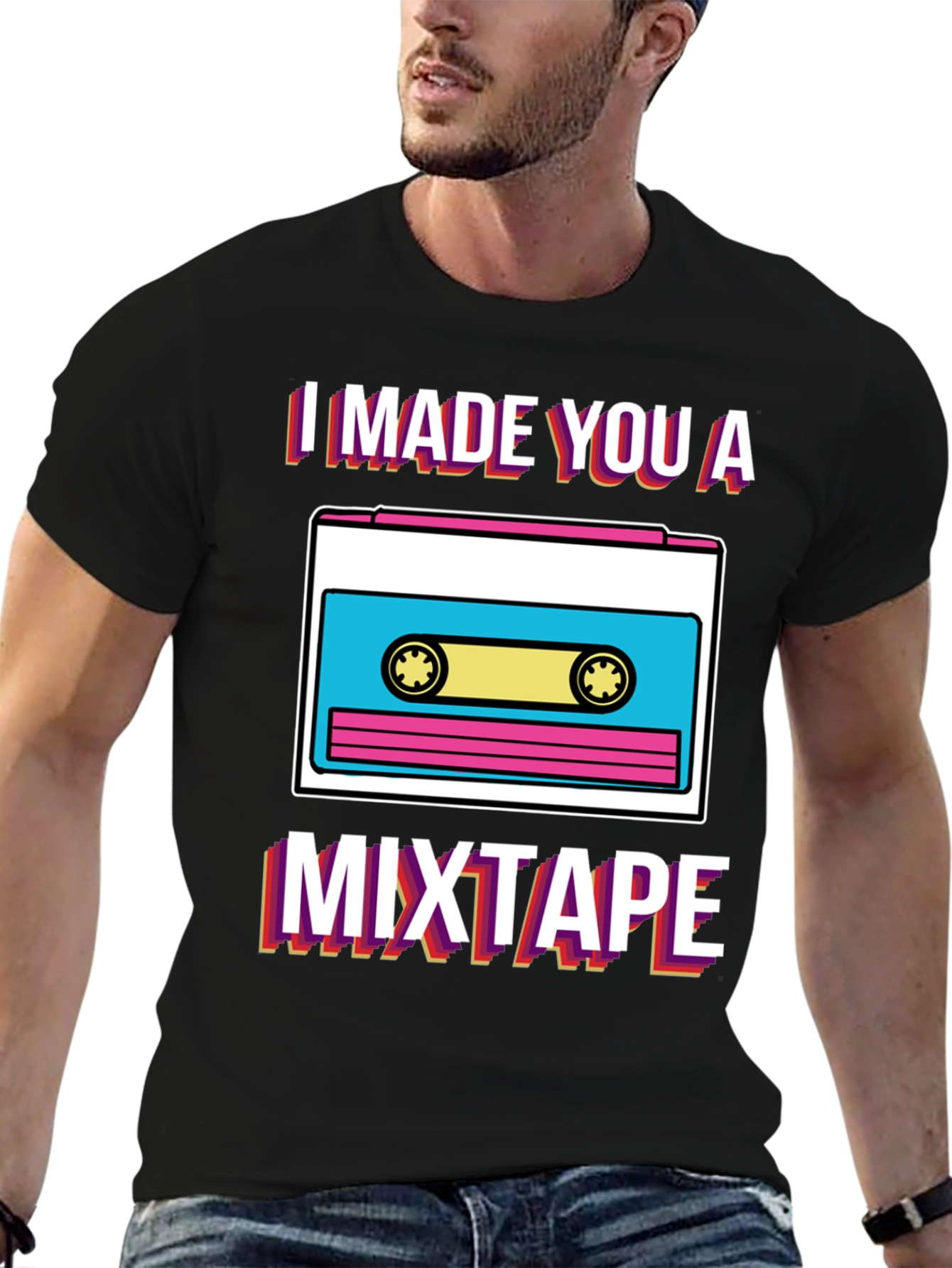 I Made You A Mixtape Graphic T-Shirt