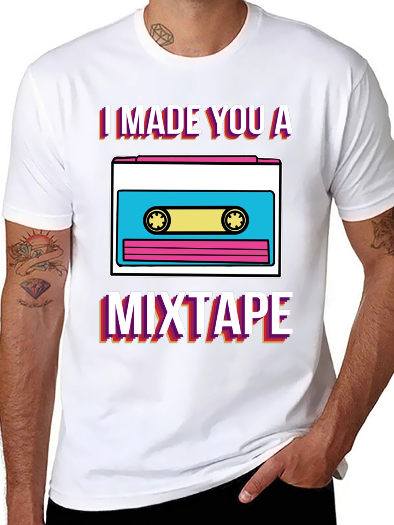 I Made You A Mixtape Graphic T-Shirt