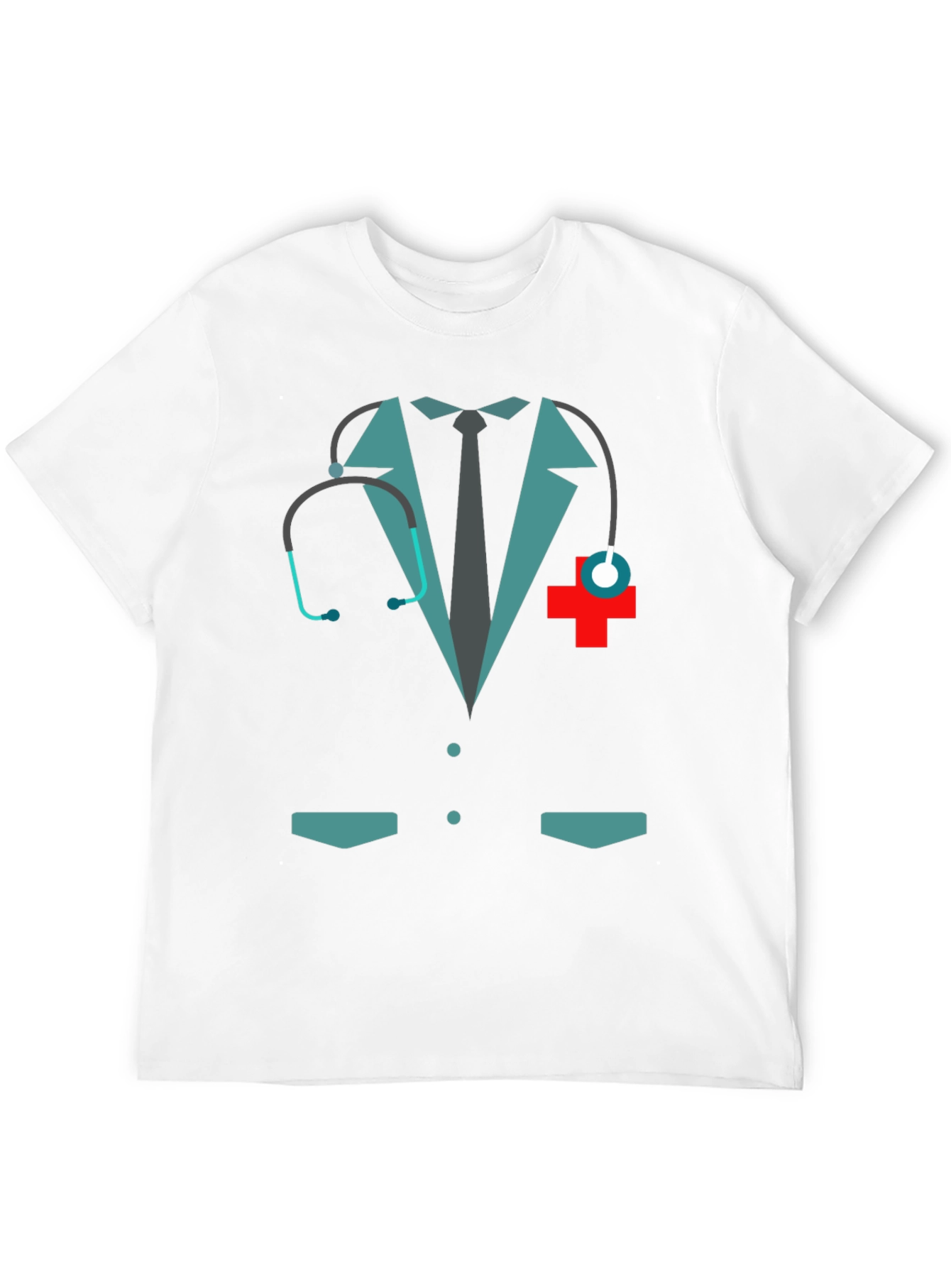 Doctor Costume Graphic Tee - Novelty Design