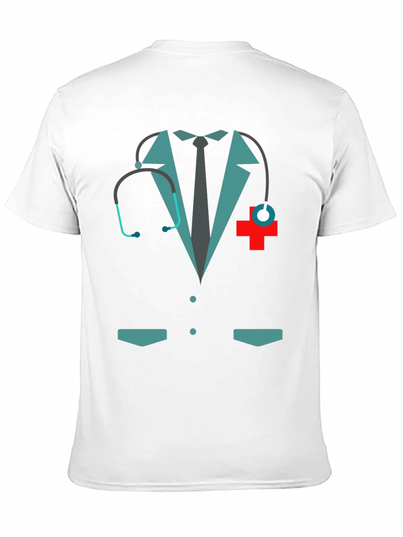 Doctor Costume Graphic Tee - Novelty Design