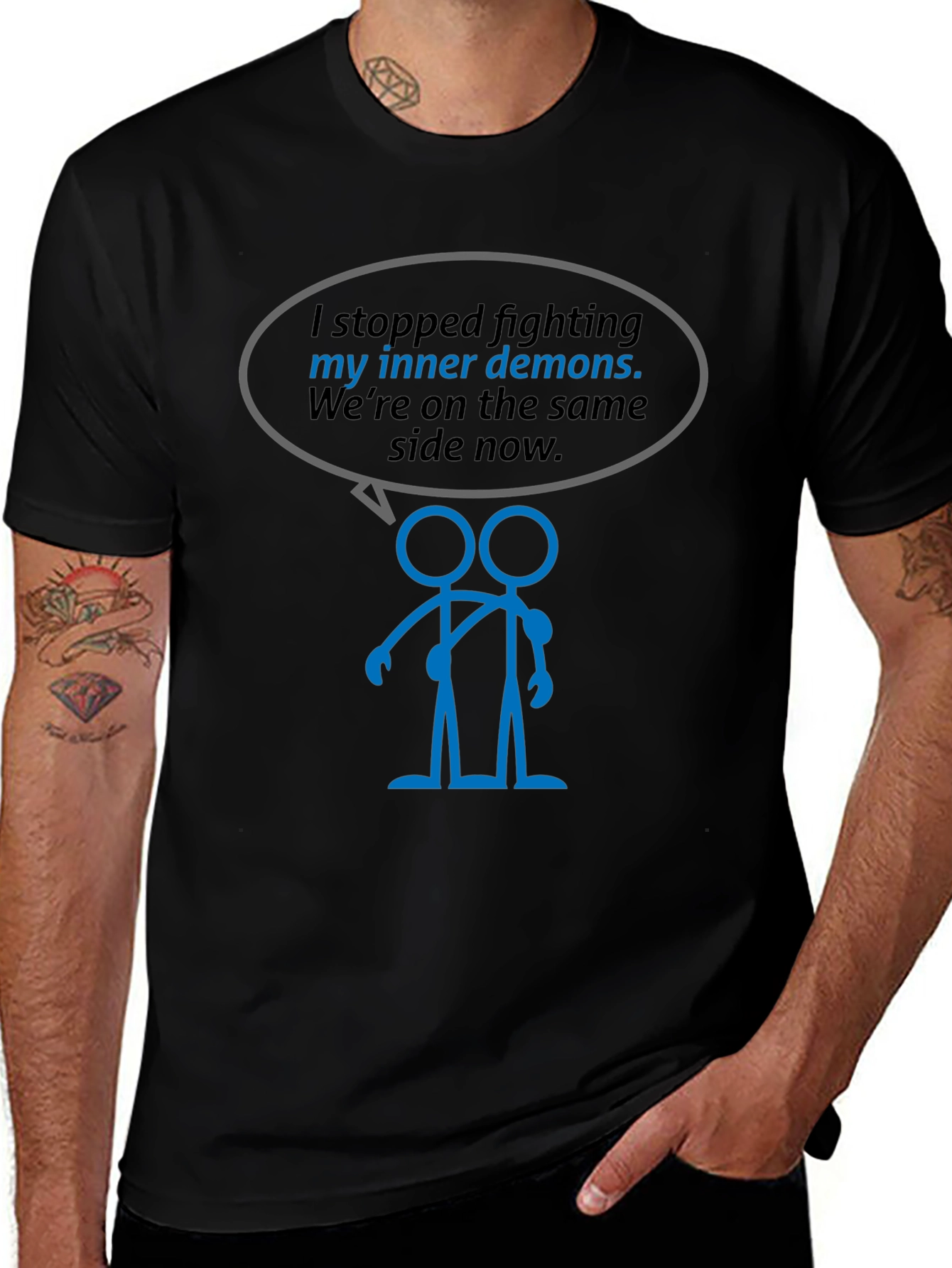 Inner Demons T-Shirt - Funny Graphic Tee