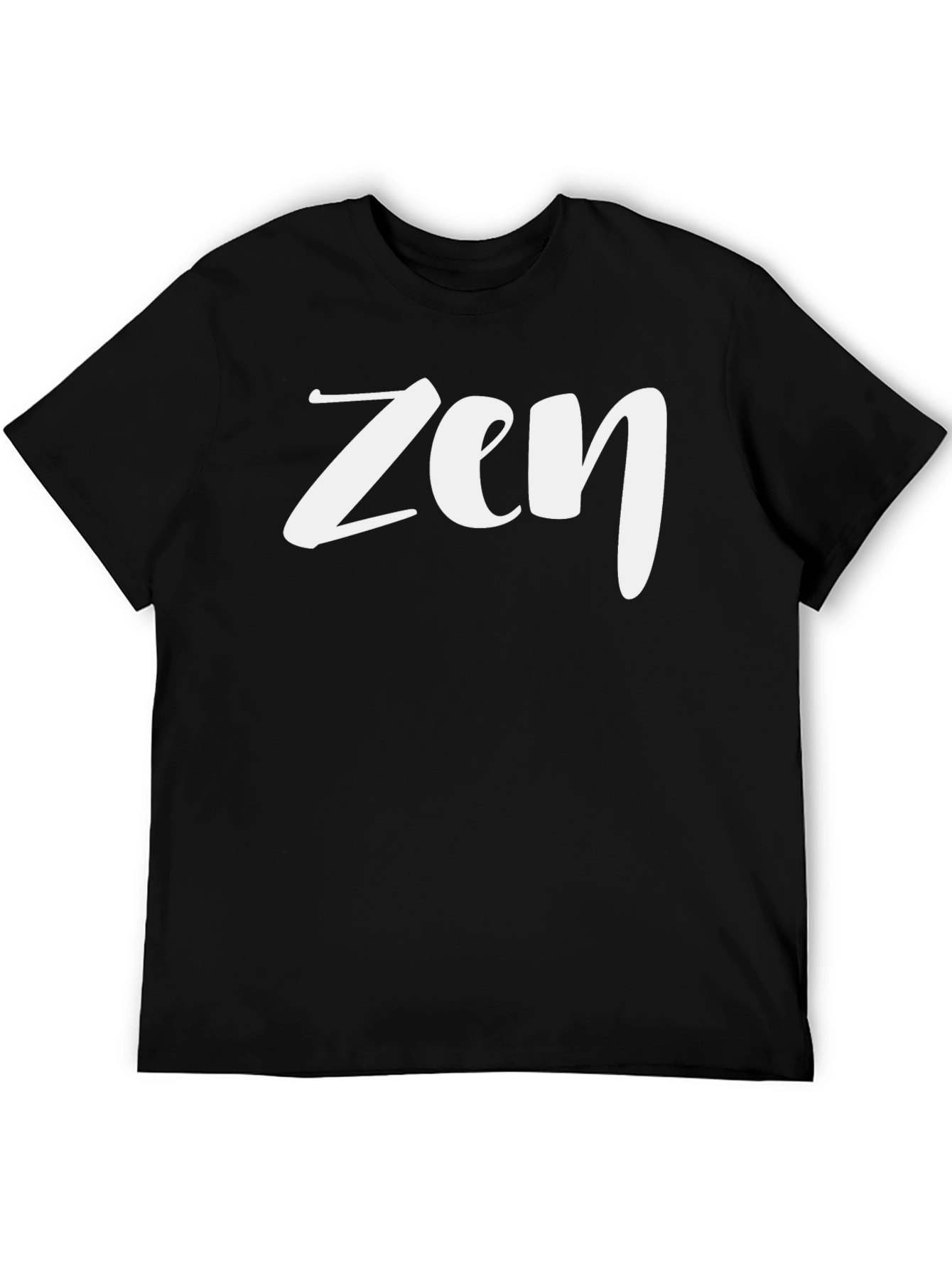 Zen Graphic Tee - Black Casual T-Shirt