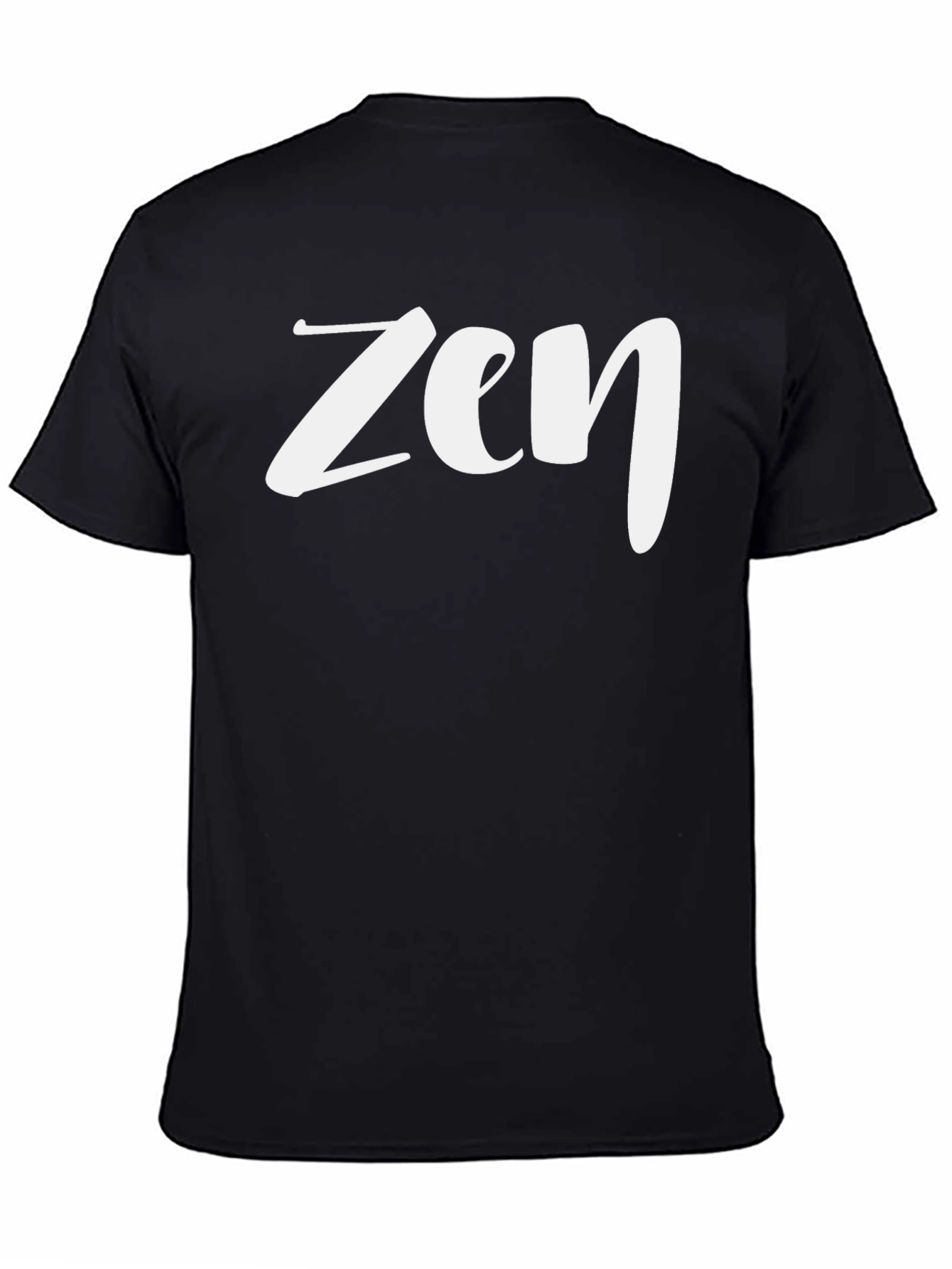 Zen Graphic Tee - Black Casual T-Shirt