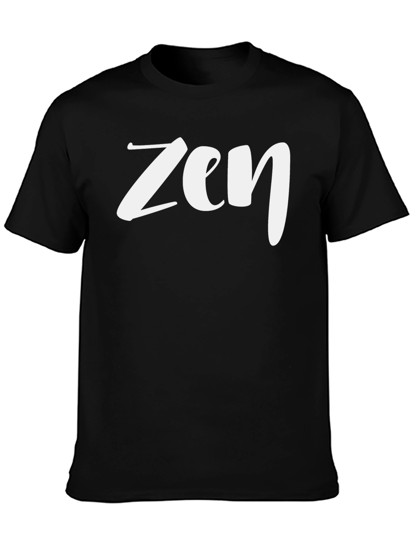 Zen Graphic Tee - Black Casual T-Shirt
