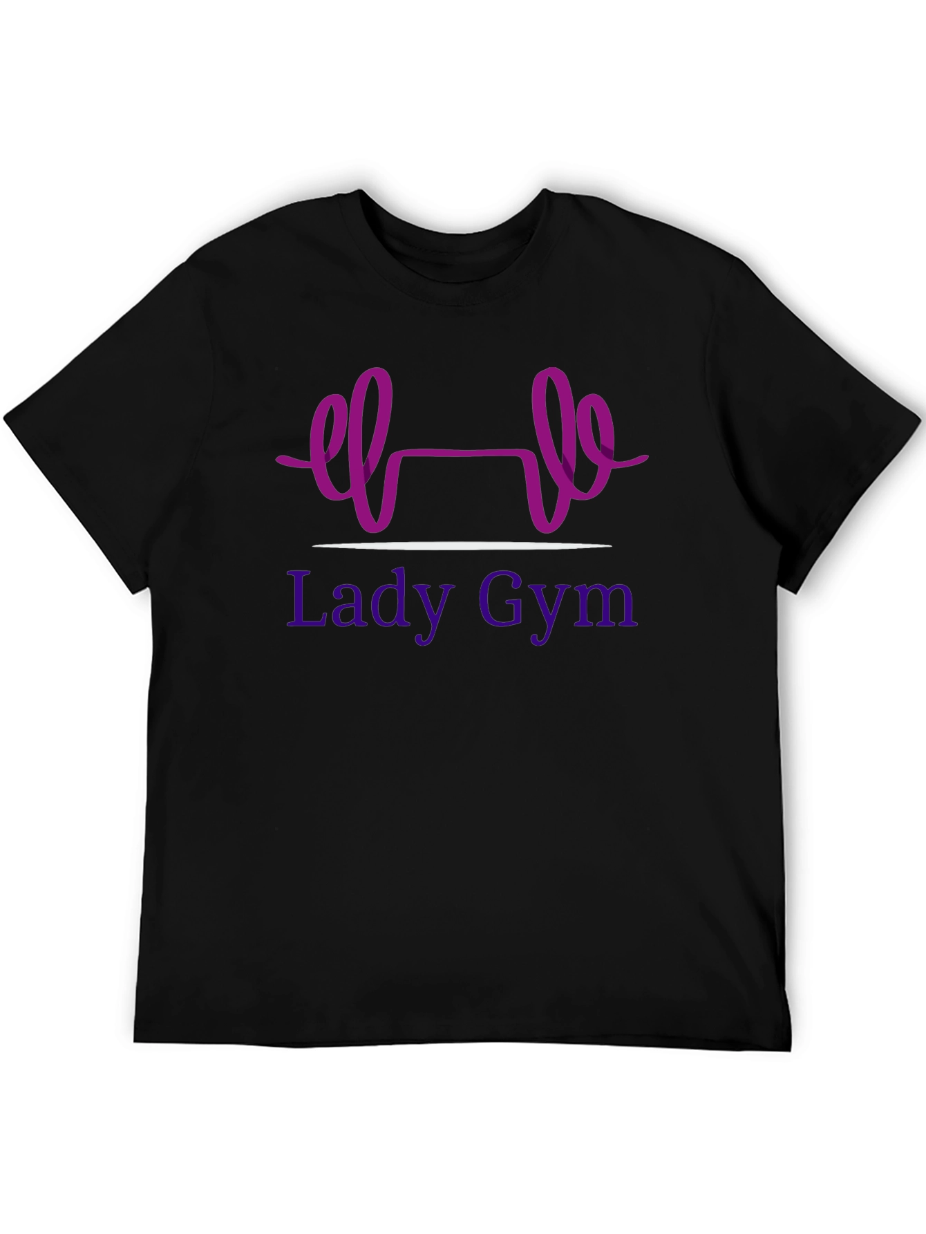 Lady Gym Black T-Shirt