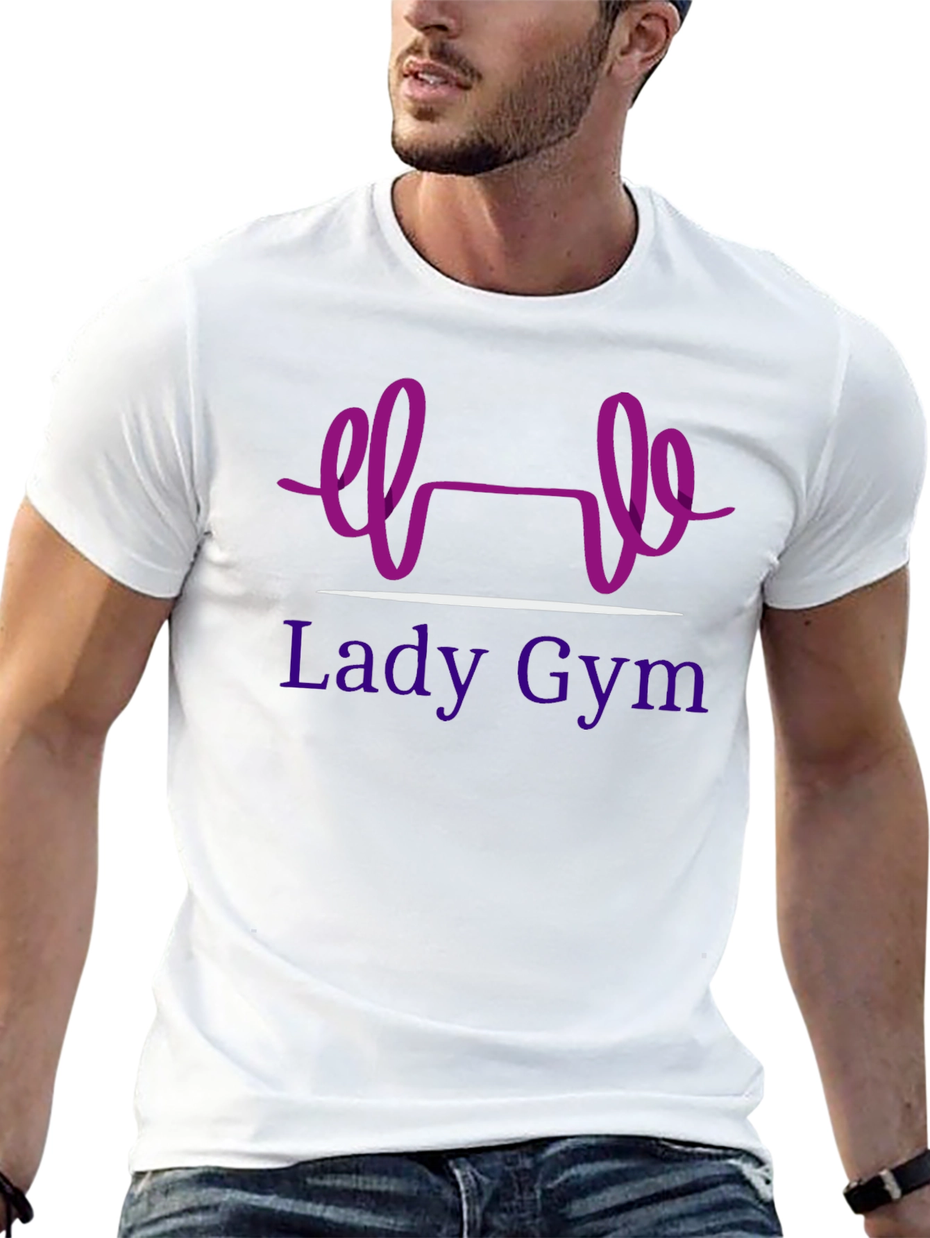 Lady Gym Black T-Shirt