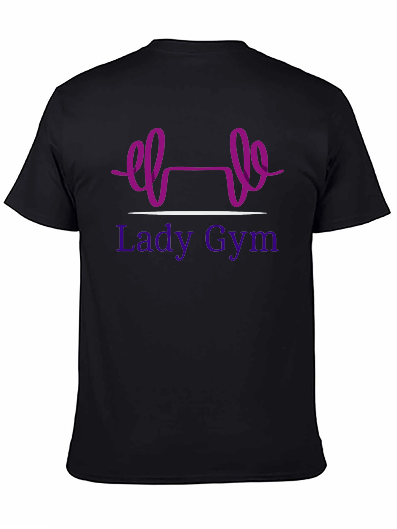 Lady Gym Black T-Shirt
