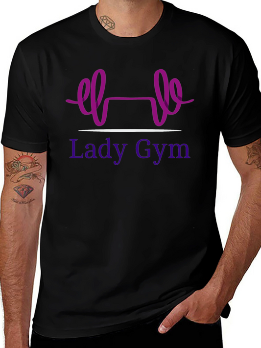 Lady Gym Black T-Shirt