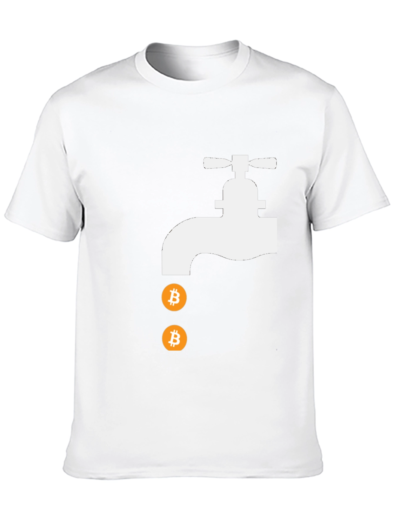 Bitcoin Faucet Graphic Tee - Crypto T-Shirt