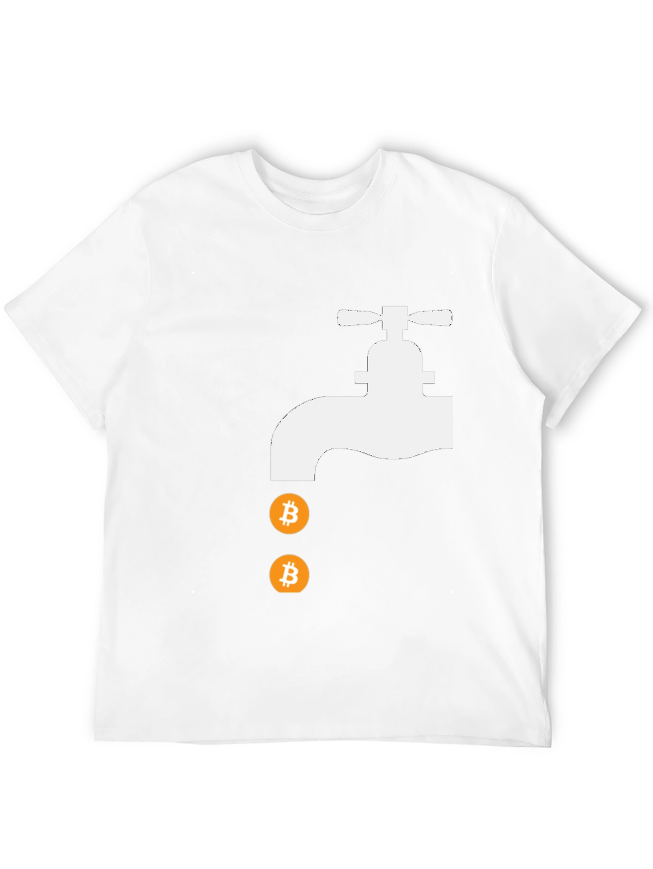 Bitcoin Faucet Graphic Tee - Crypto T-Shirt