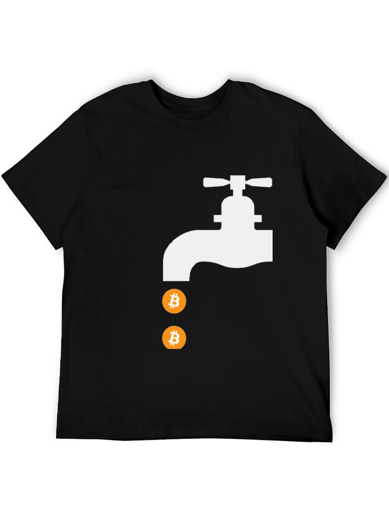 Bitcoin Faucet Graphic Tee - Crypto T-Shirt
