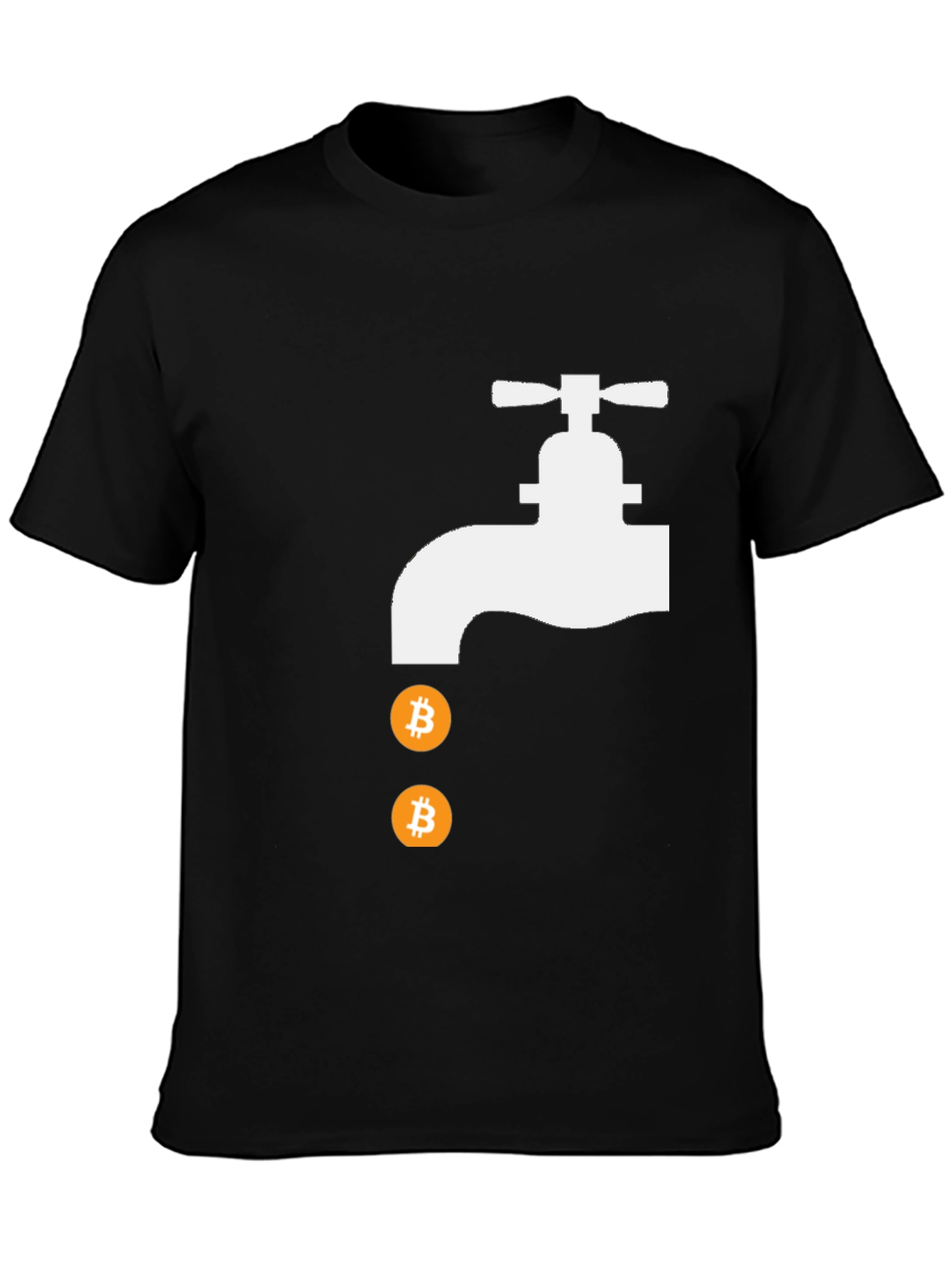 Bitcoin Faucet Graphic Tee - Crypto T-Shirt