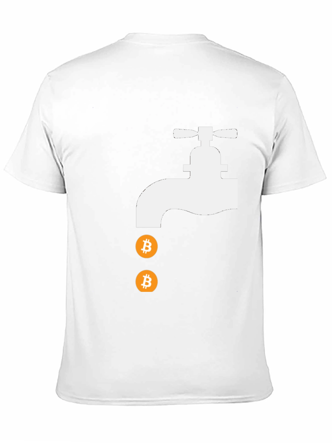 Bitcoin Faucet Graphic Tee - Crypto T-Shirt