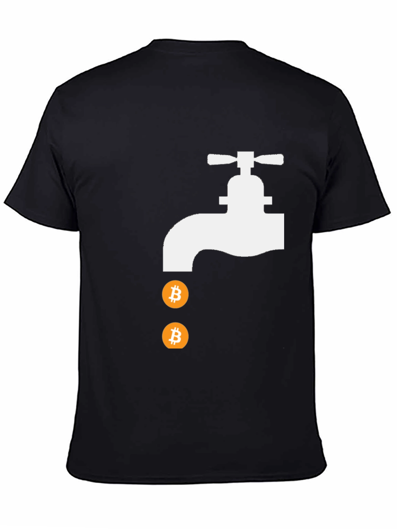 Bitcoin Faucet Graphic Tee - Crypto T-Shirt