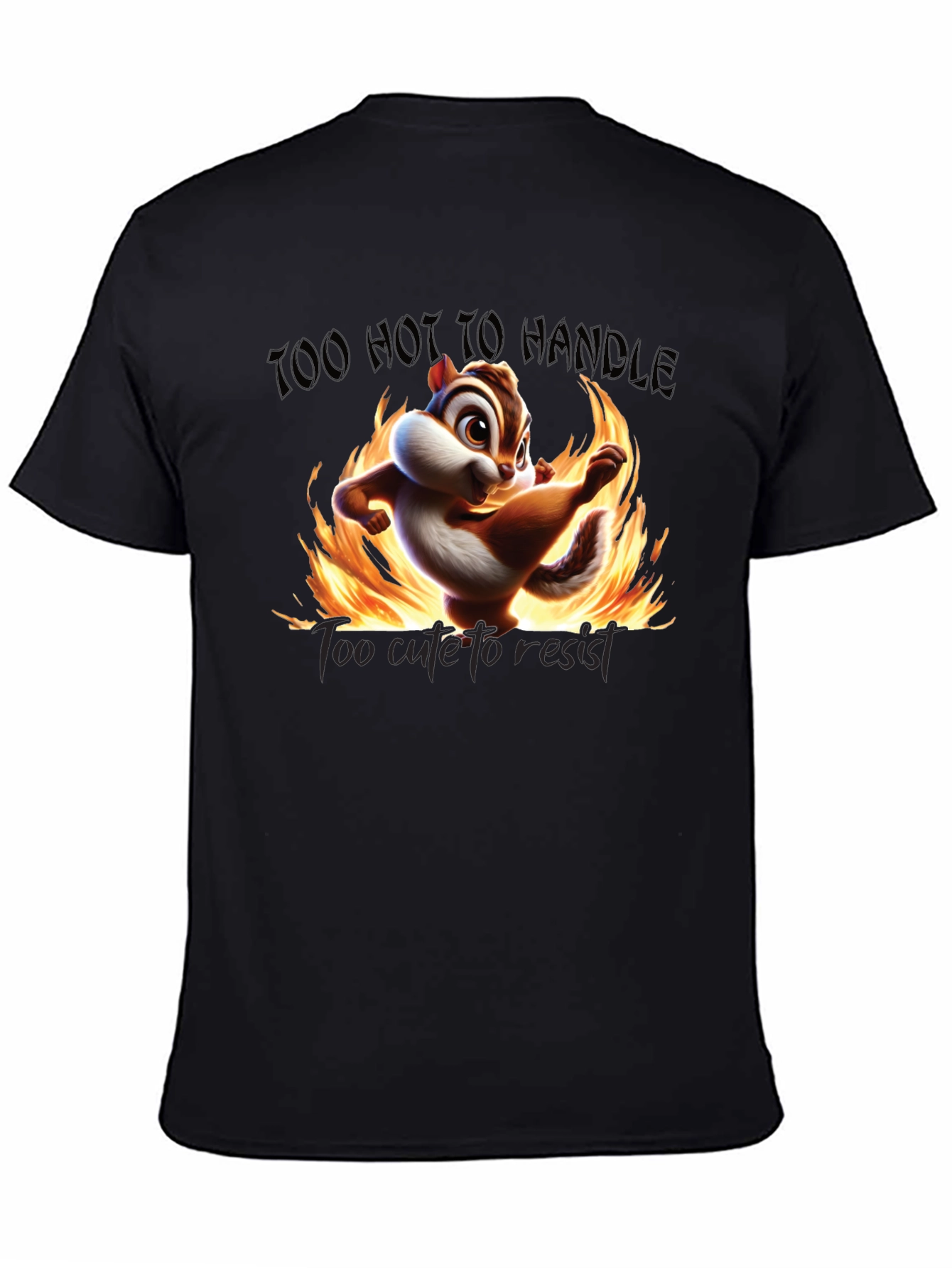 Too Hot To Handle Chipmunk Graphic Tee