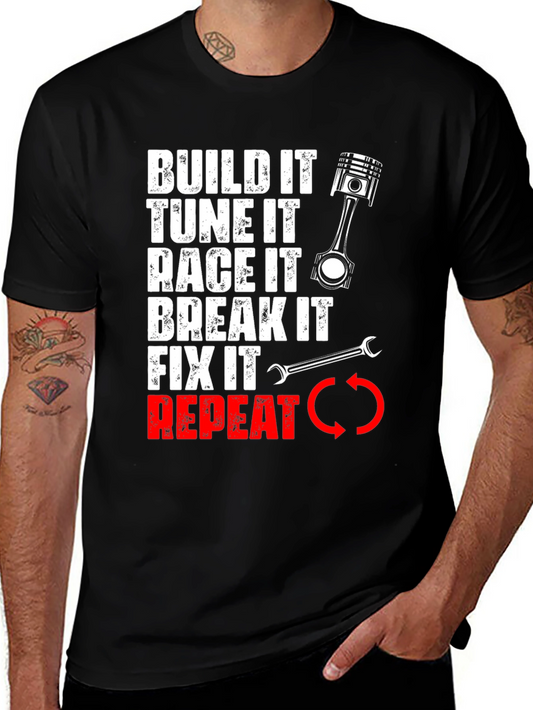 Build It Race It Fix It T-Shirt