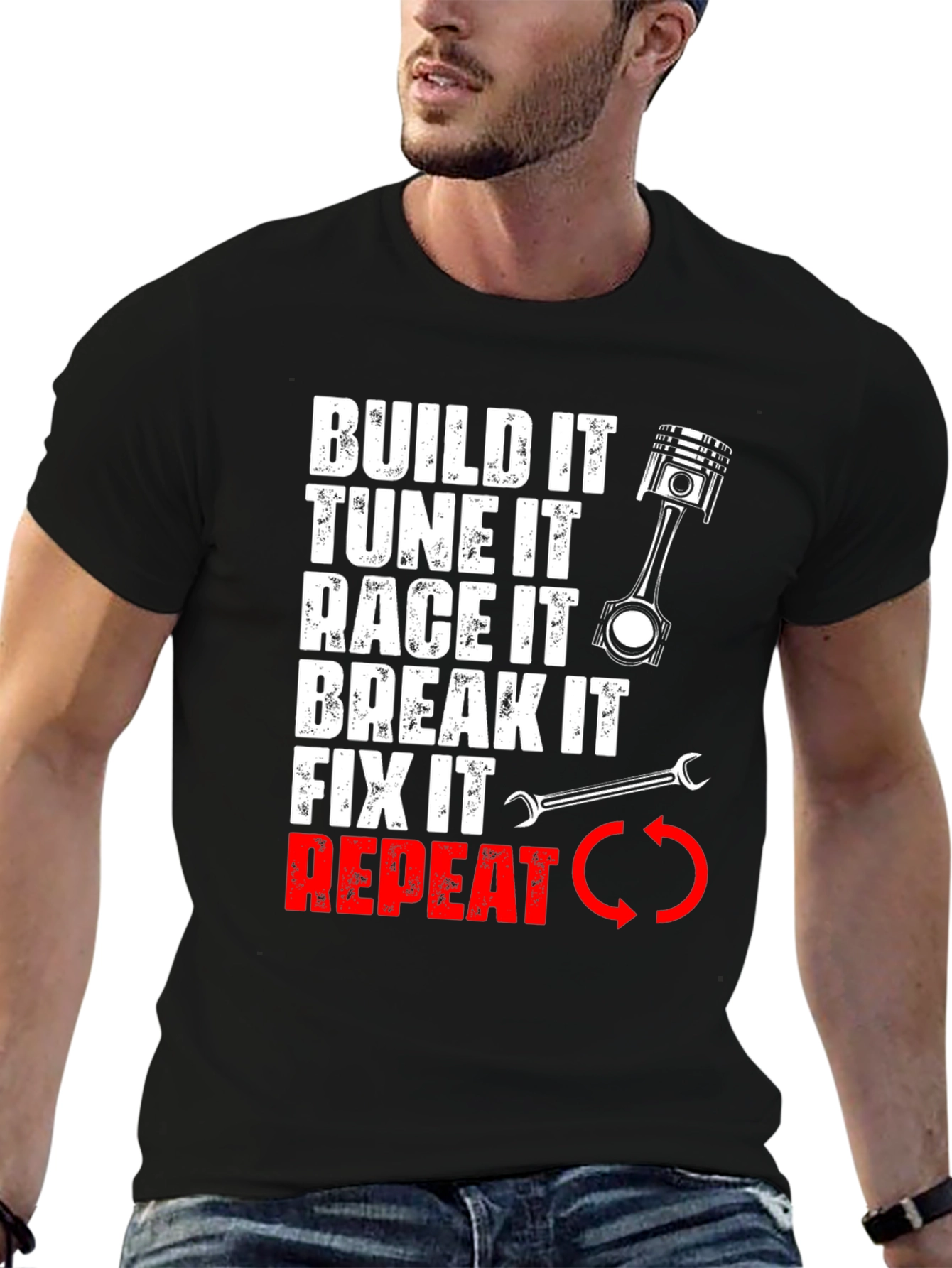Build It Race It Fix It T-Shirt
