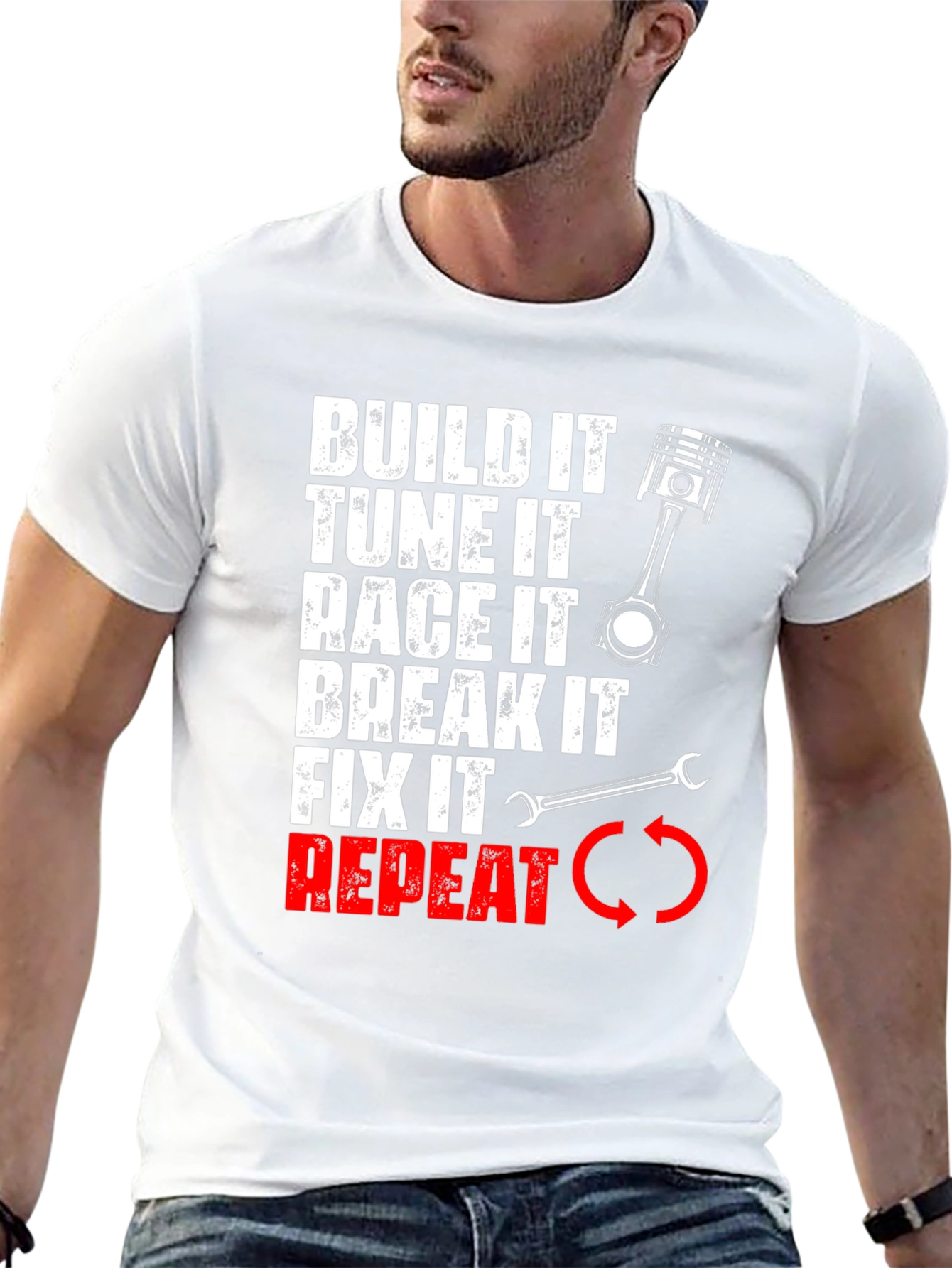 Build It Race It Fix It T-Shirt