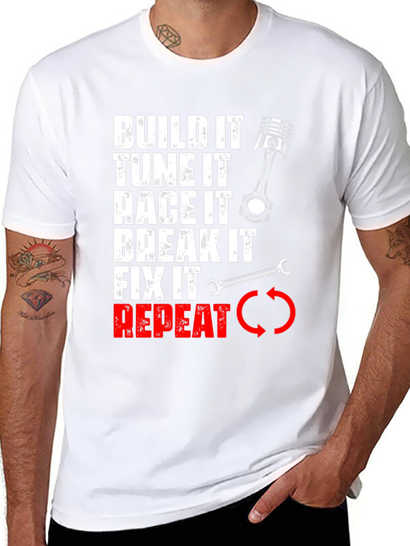 Build It Race It Fix It T-Shirt