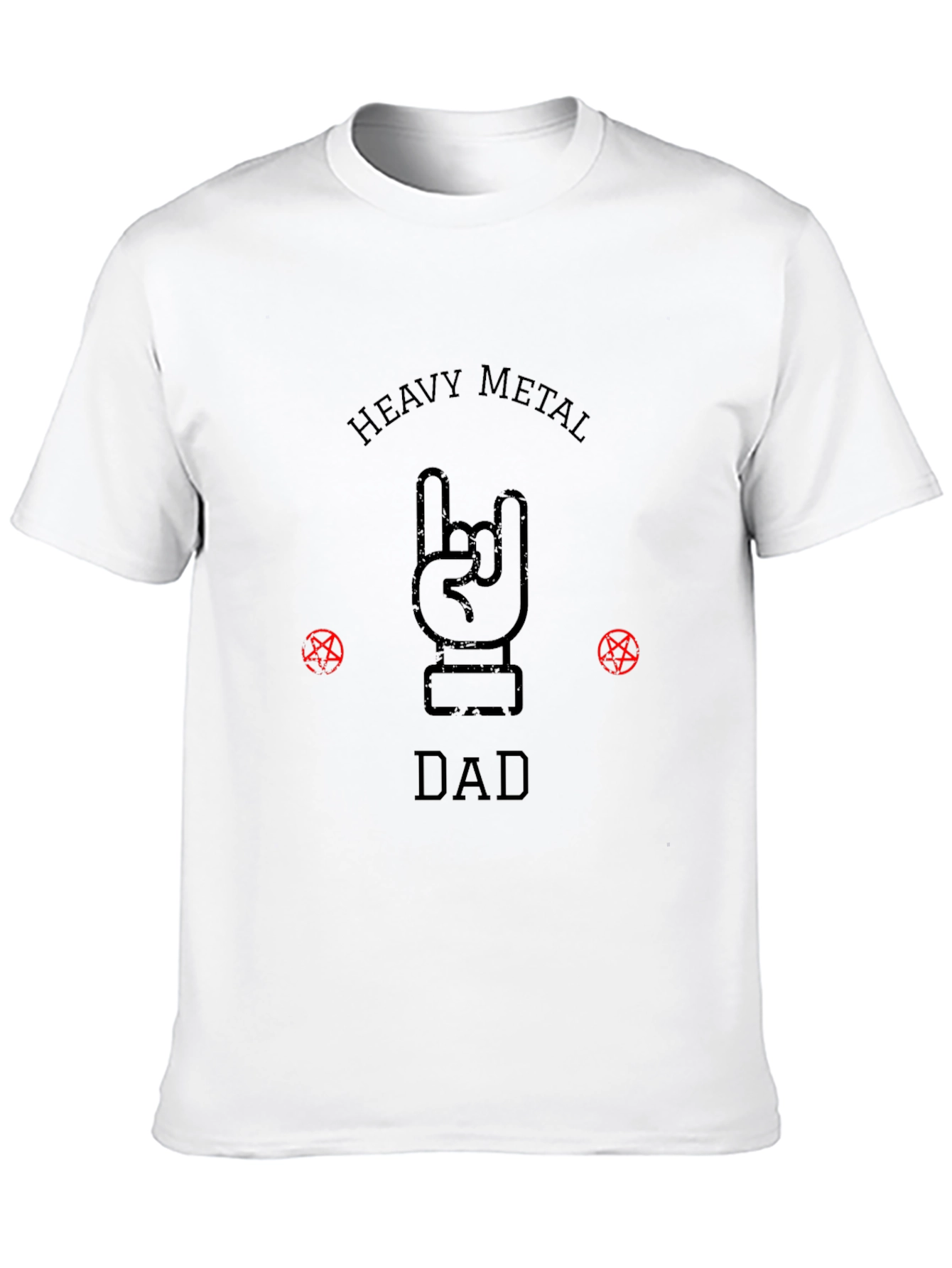 Heavy Metal Dad Graphic T-Shirt - Black