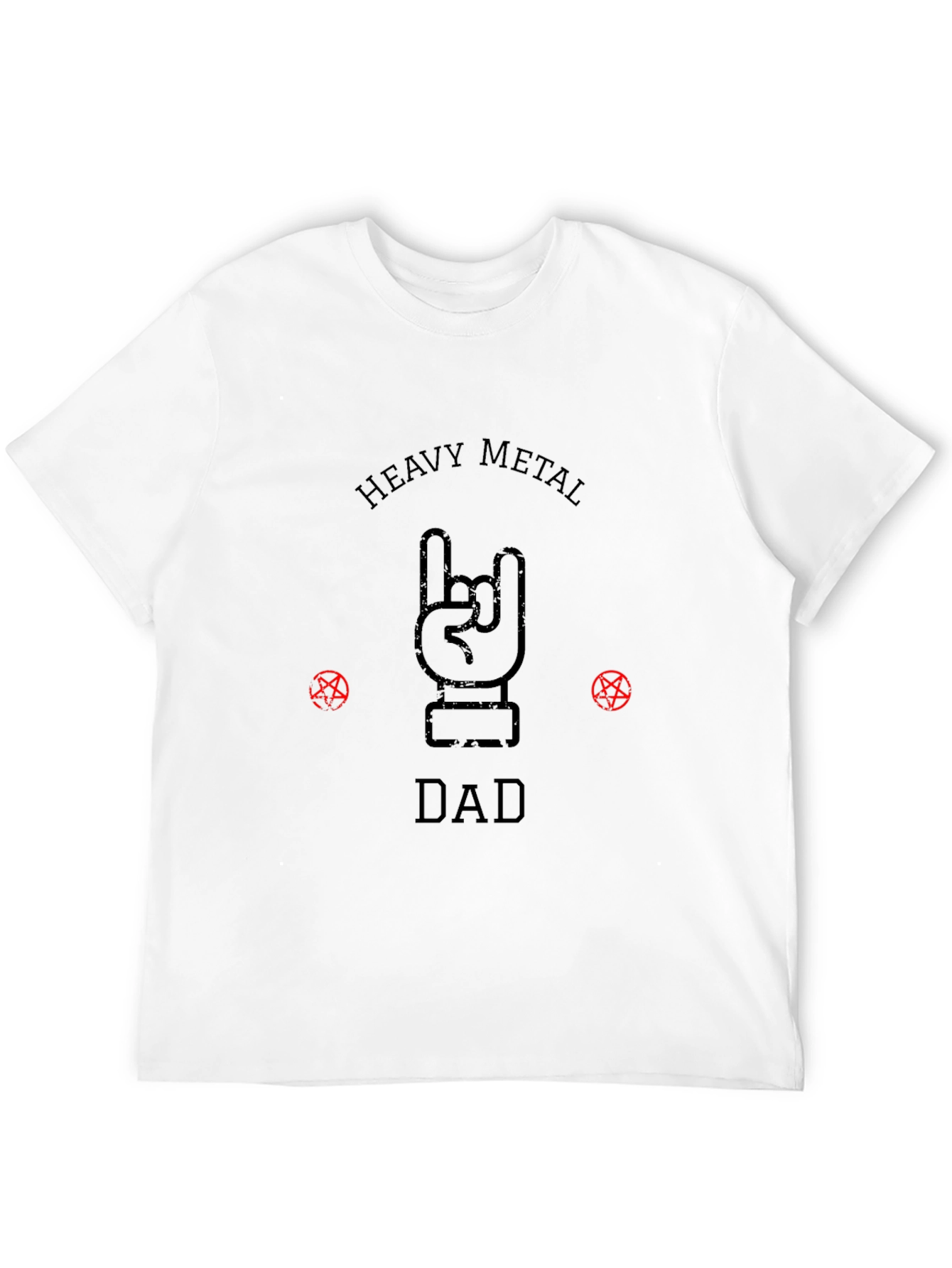 Heavy Metal Dad Graphic T-Shirt - Black