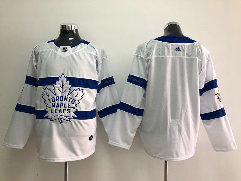 Men's Toronto Maple Leafs White Blank Player Jerseys