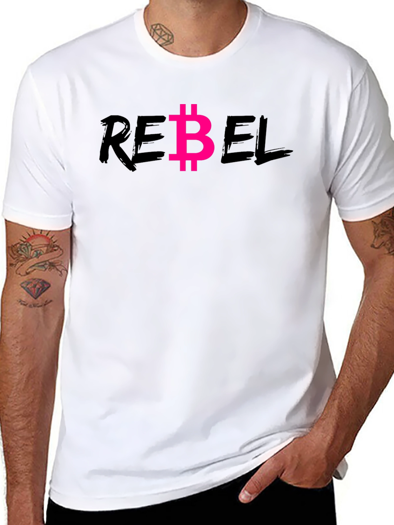 Bitcoin Rebel Black T-Shirt