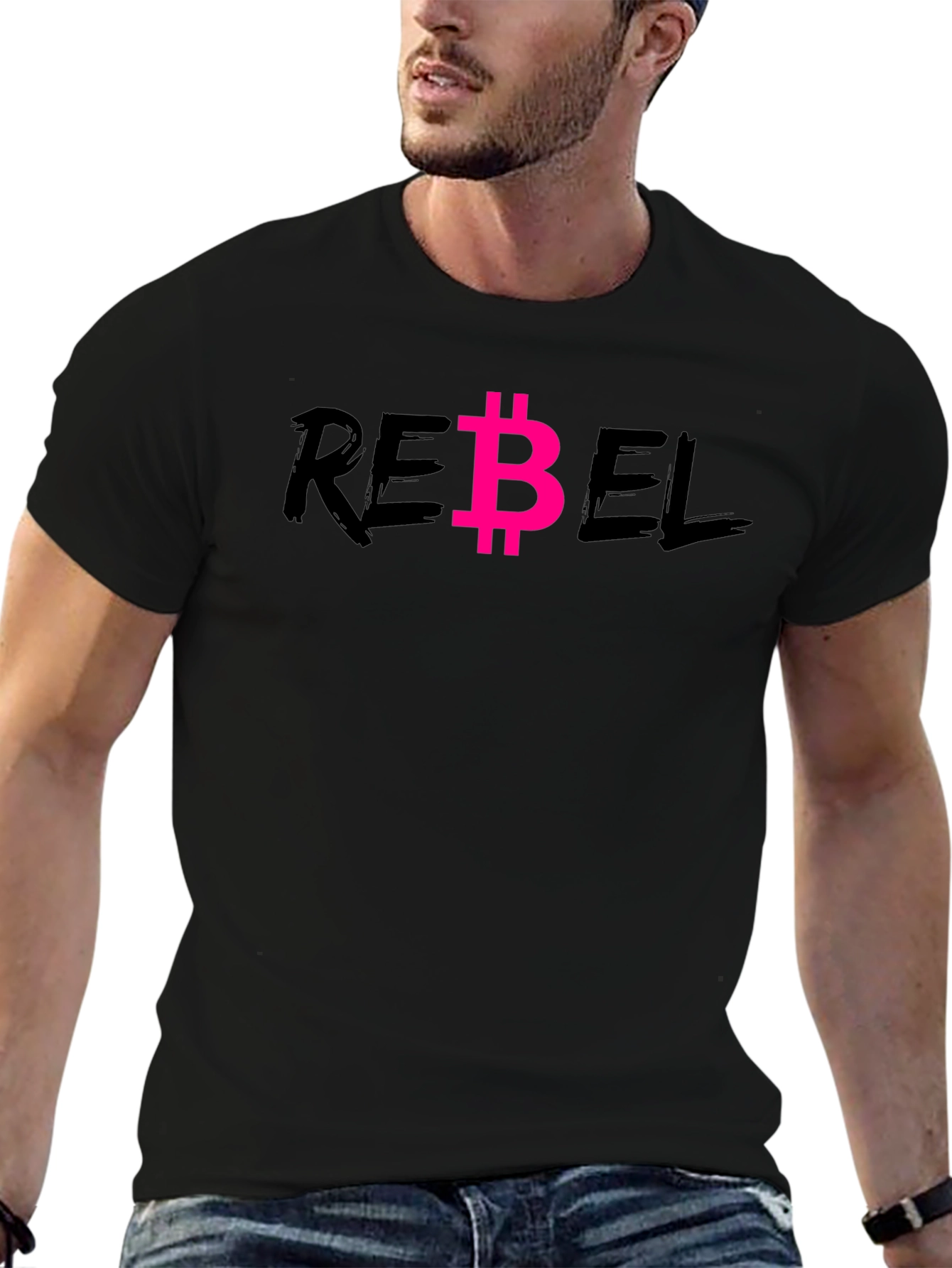 Bitcoin Rebel Black T-Shirt
