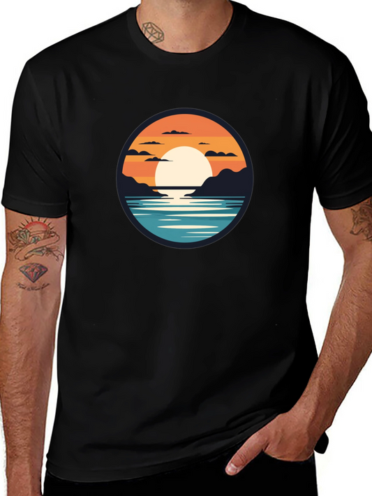 Sunset Graphic T-Shirt - Relaxed Fit