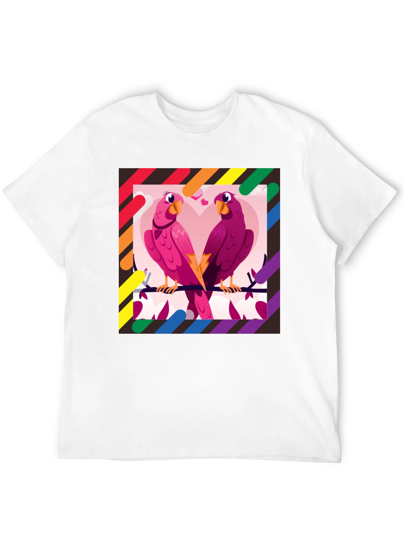 Love Birds LGBTQ Pride T-Shirt
