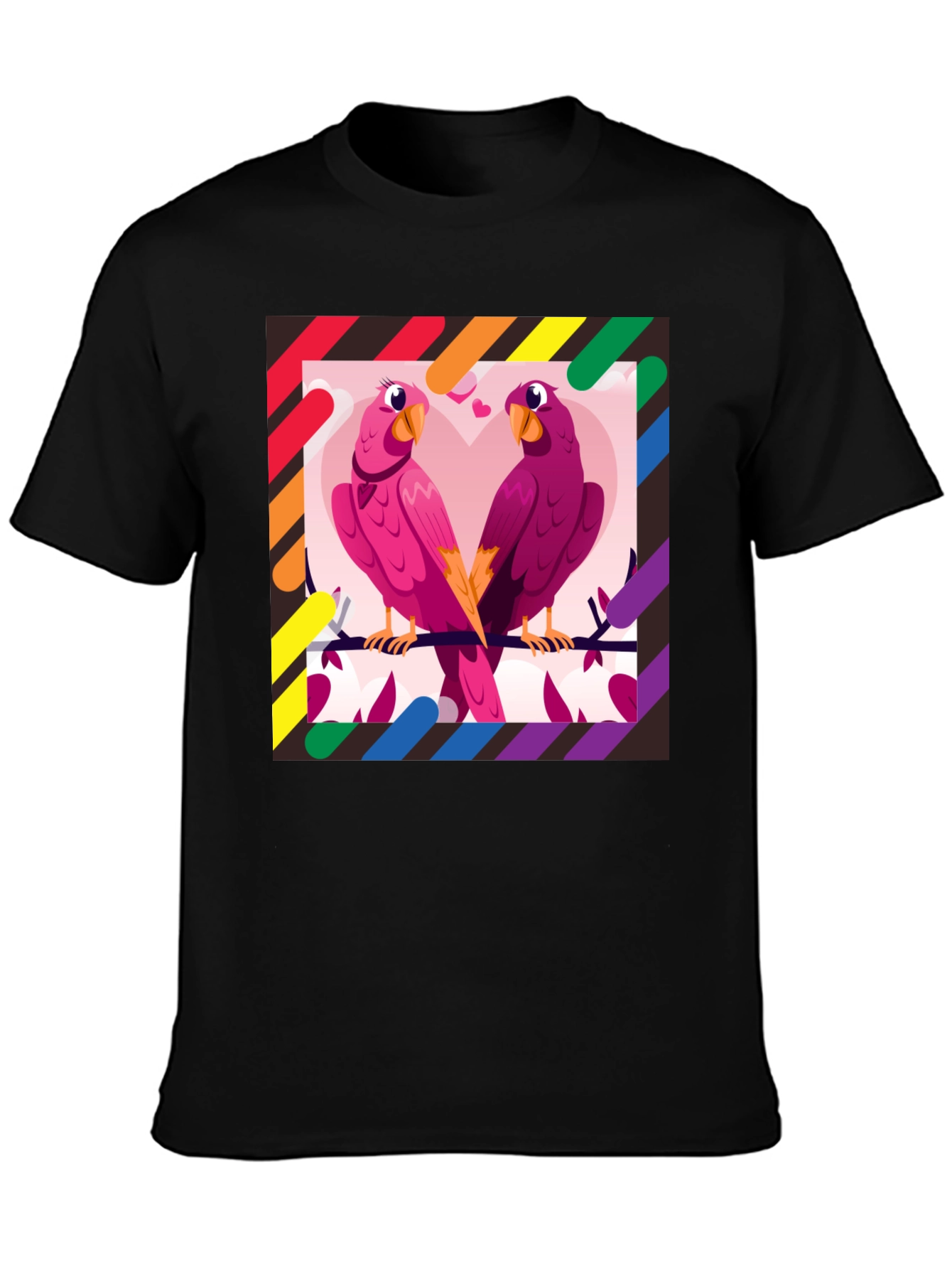Love Birds LGBTQ Pride T-Shirt