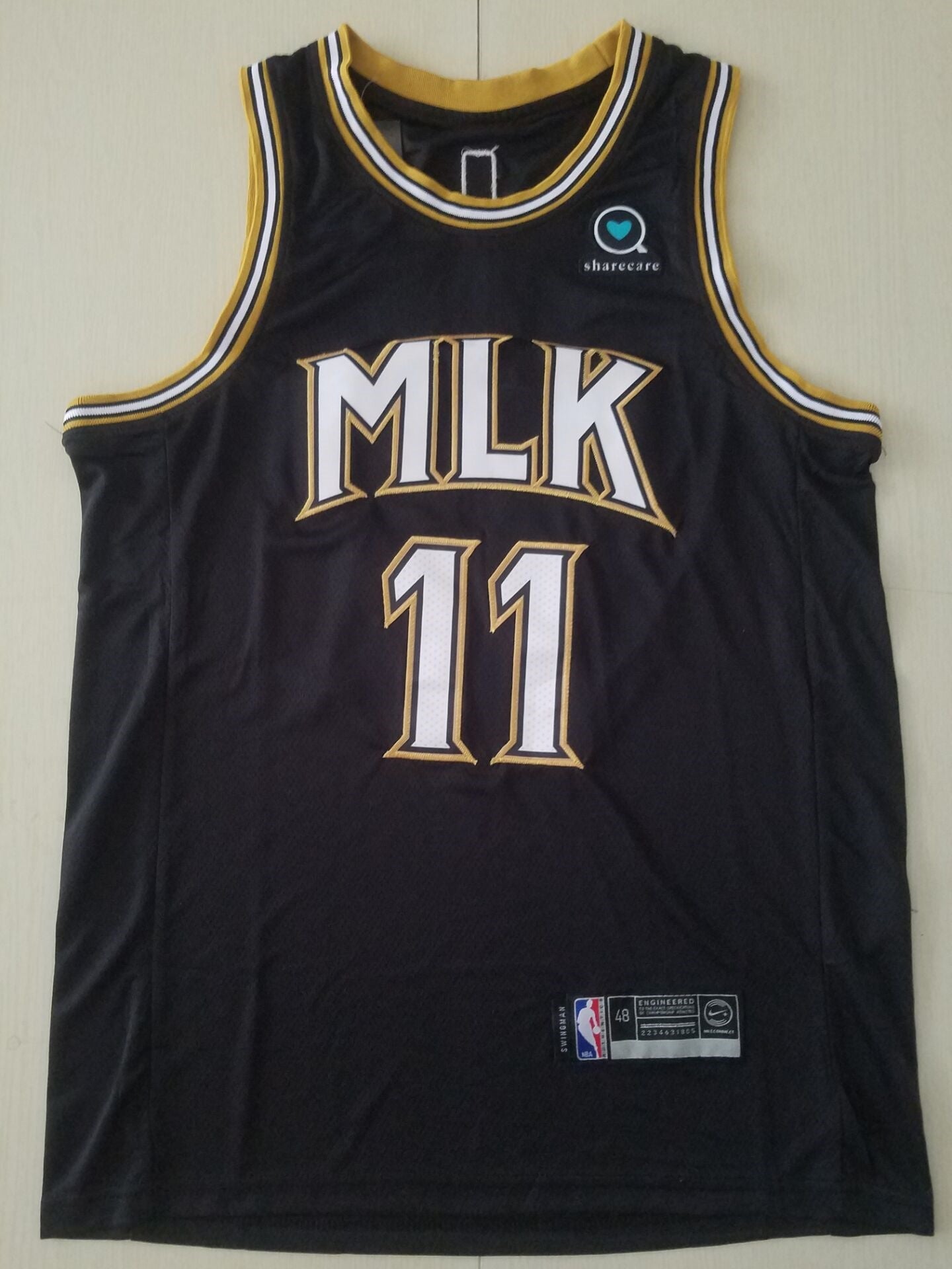 Men's Atlanta Hawks Trae Young Black Swingman Player Jerseys - City Edition