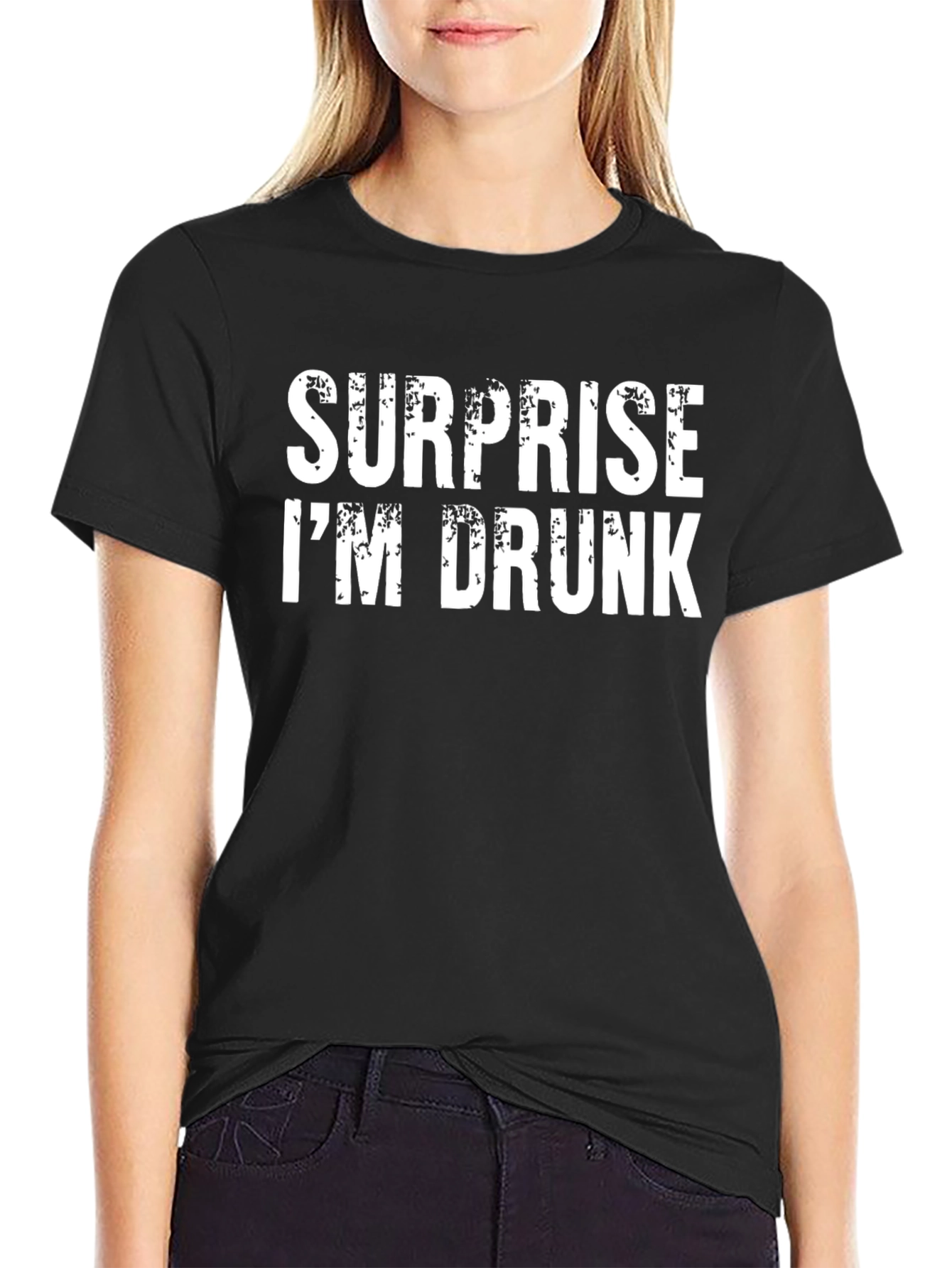 Surprise Im Drunk Mens Graphic T-Shirt