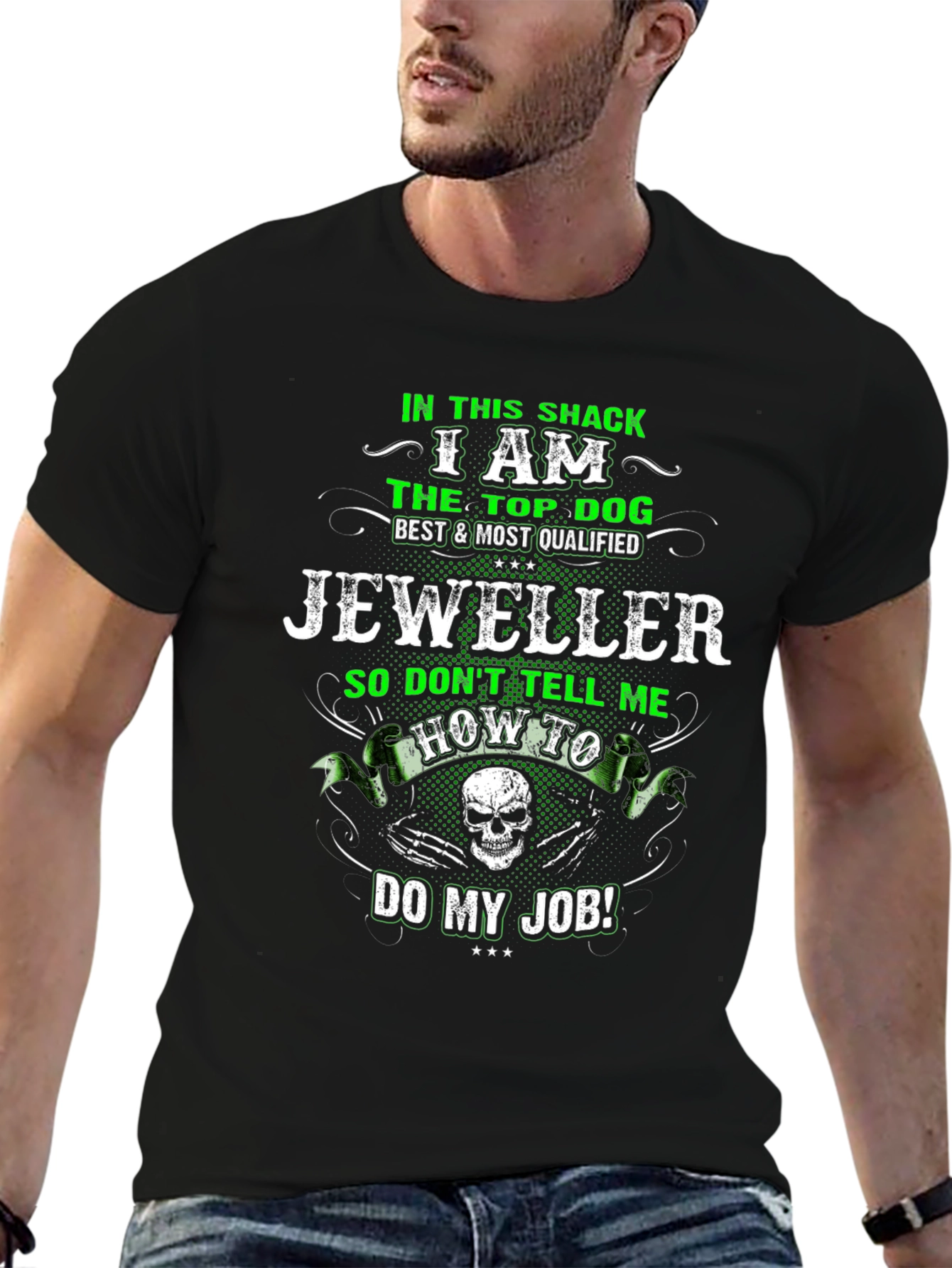 Jeweller Top Dog Graphic Tee