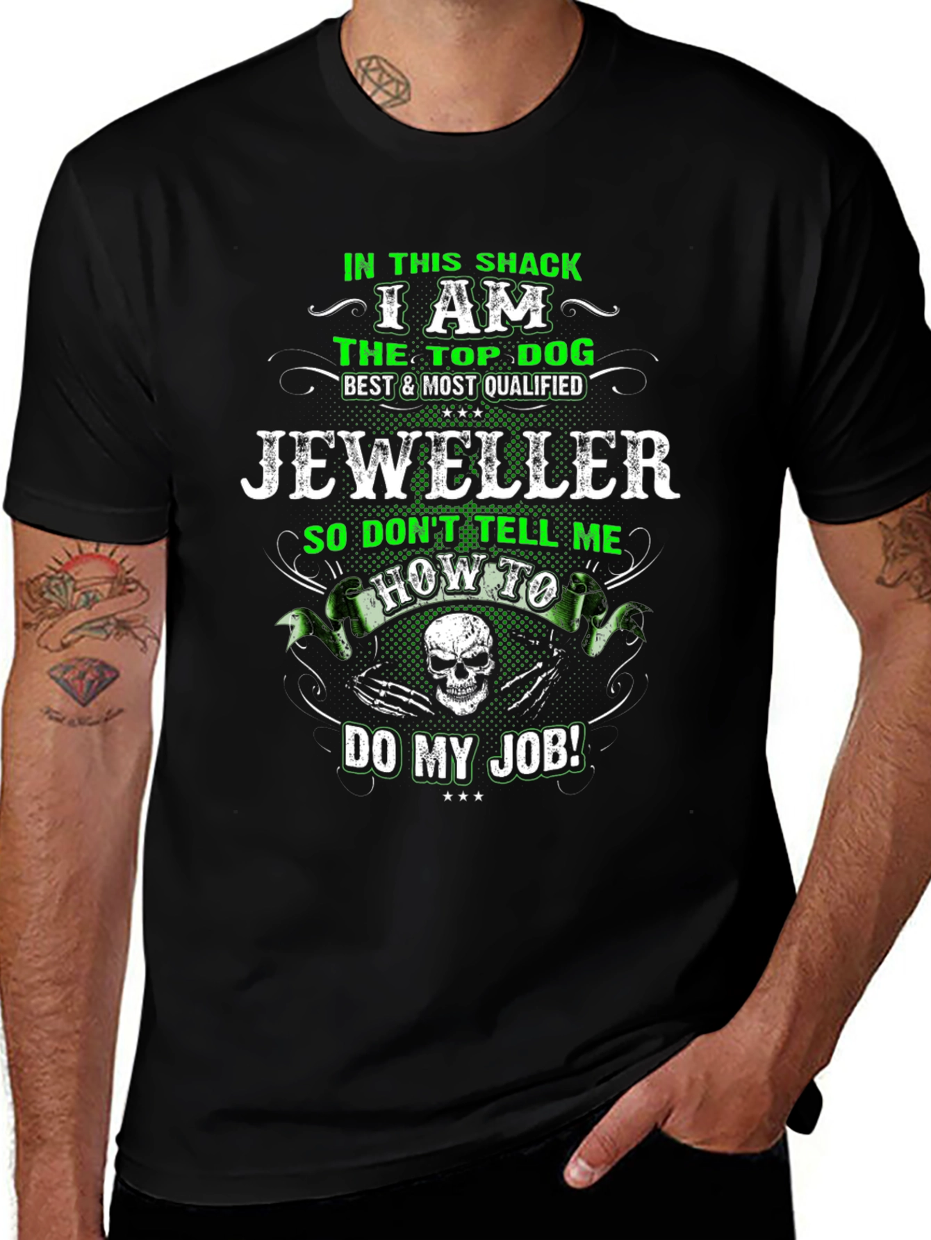 Jeweller Top Dog Graphic Tee